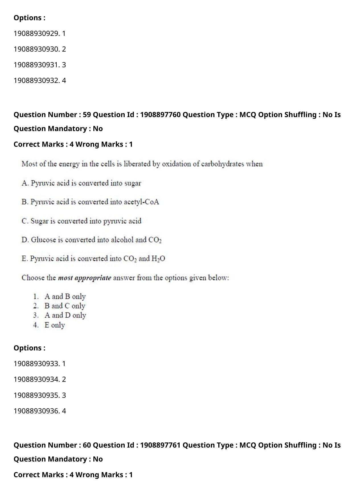 ICAR AIEEA PG 2021 PLANT SCIENCES Question Paper - Page 42