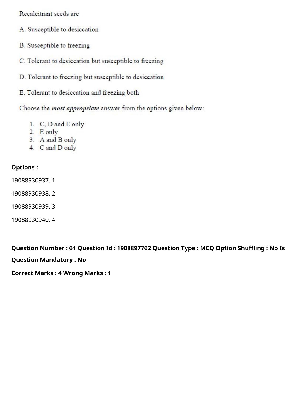 ICAR AIEEA PG 2021 PLANT SCIENCES Question Paper - Page 43