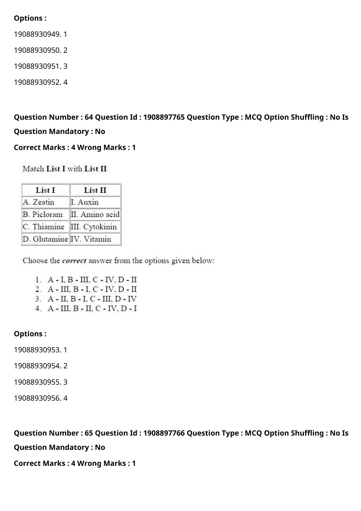 ICAR AIEEA PG 2021 PLANT SCIENCES Question Paper - Page 46