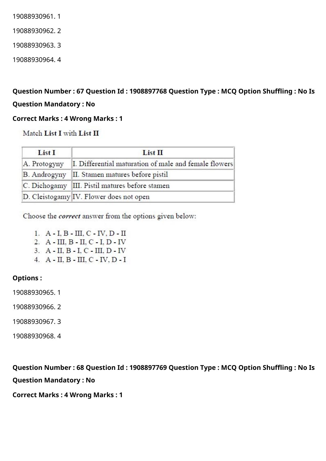 ICAR AIEEA PG 2021 PLANT SCIENCES Question Paper - Page 48