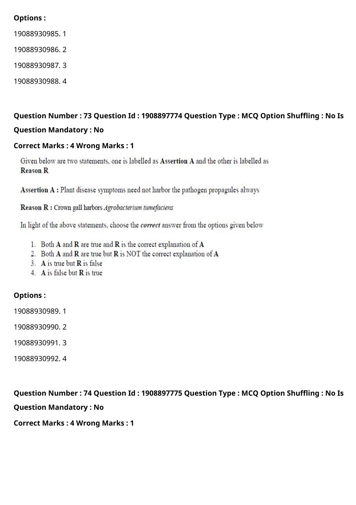 ICAR AIEEA PG 2021 PLANT SCIENCES Question Paper - Page 52