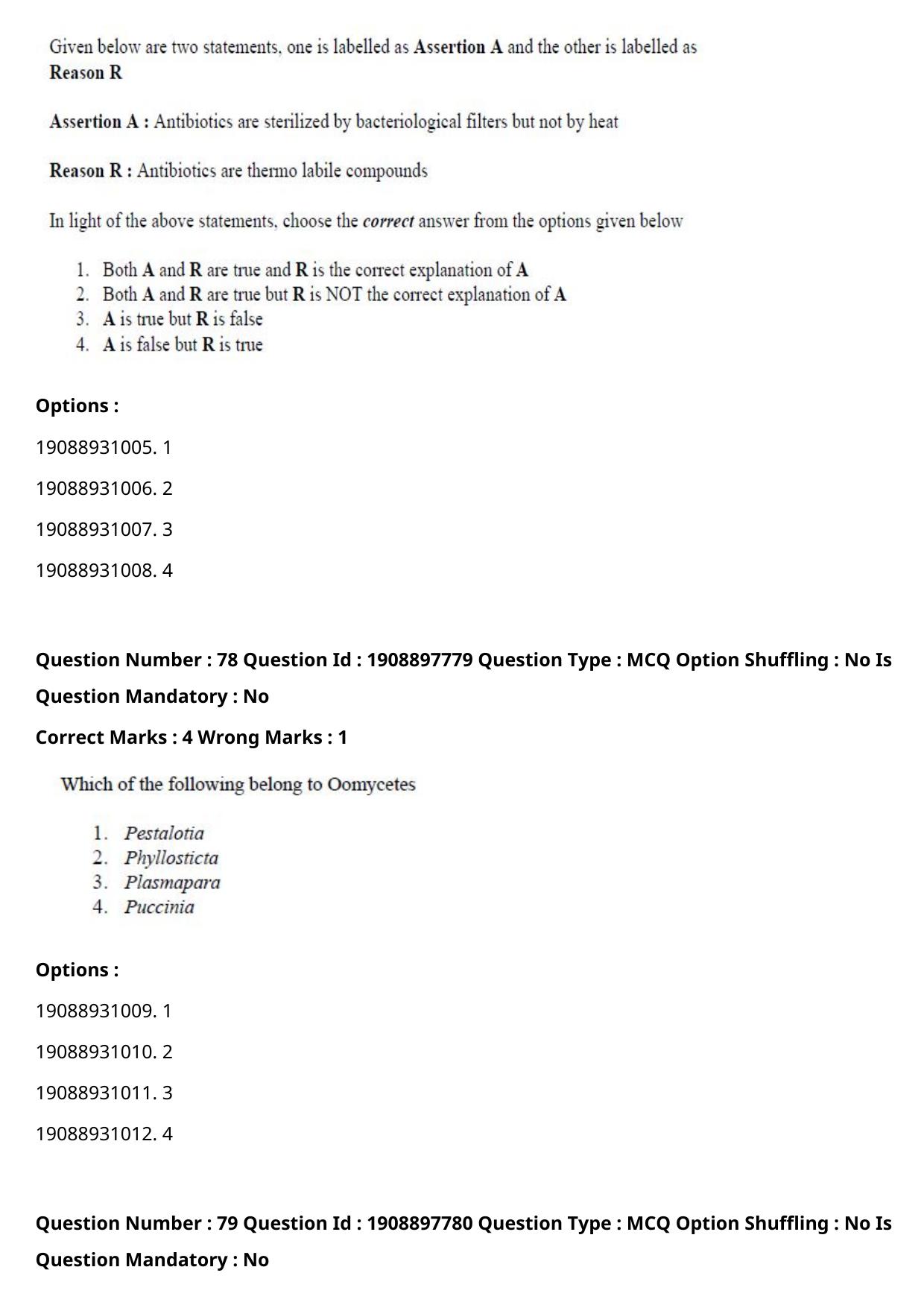 ICAR AIEEA PG 2021 PLANT SCIENCES Question Paper - Page 55