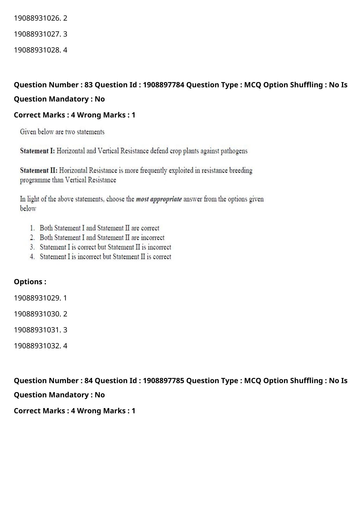 ICAR AIEEA PG 2021 PLANT SCIENCES Question Paper - Page 58