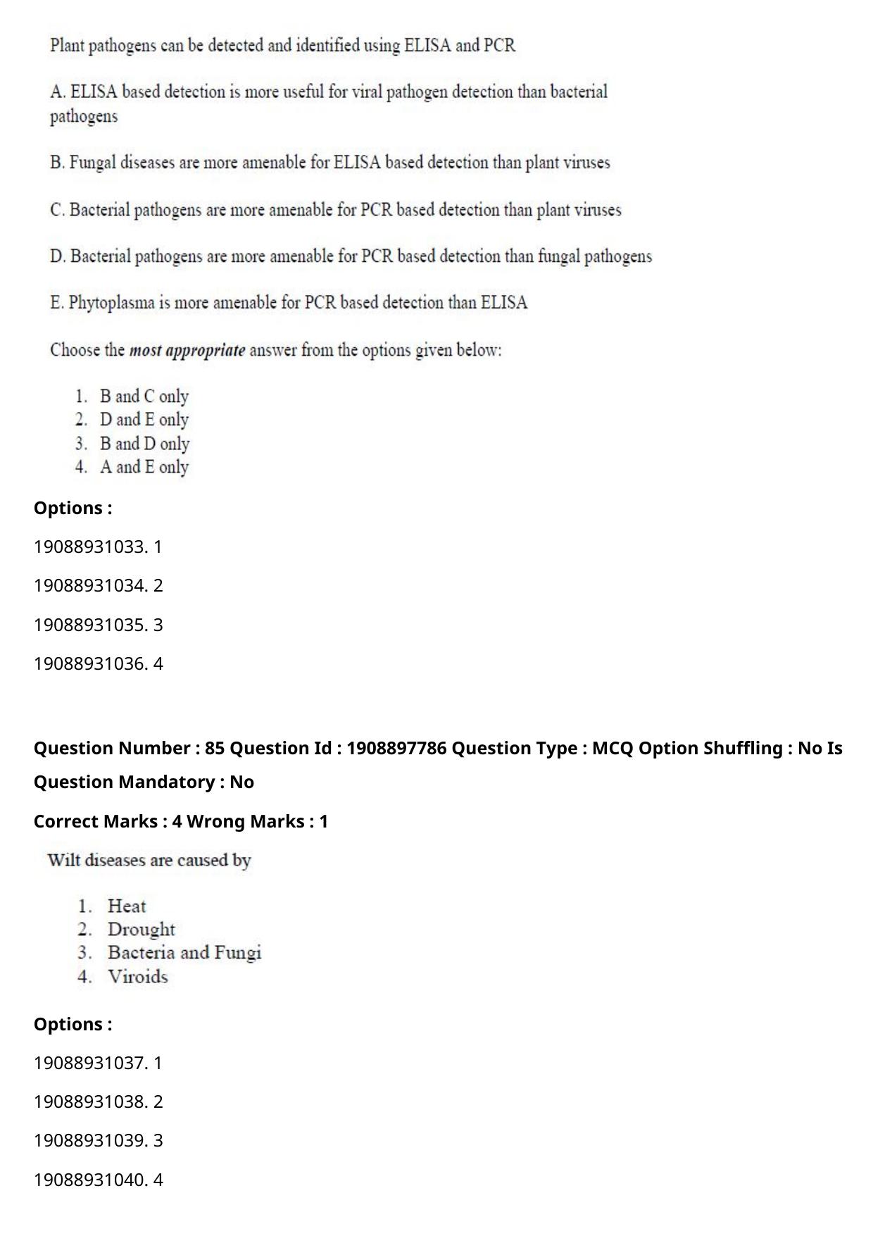 ICAR AIEEA PG 2021 PLANT SCIENCES Question Paper - Page 59