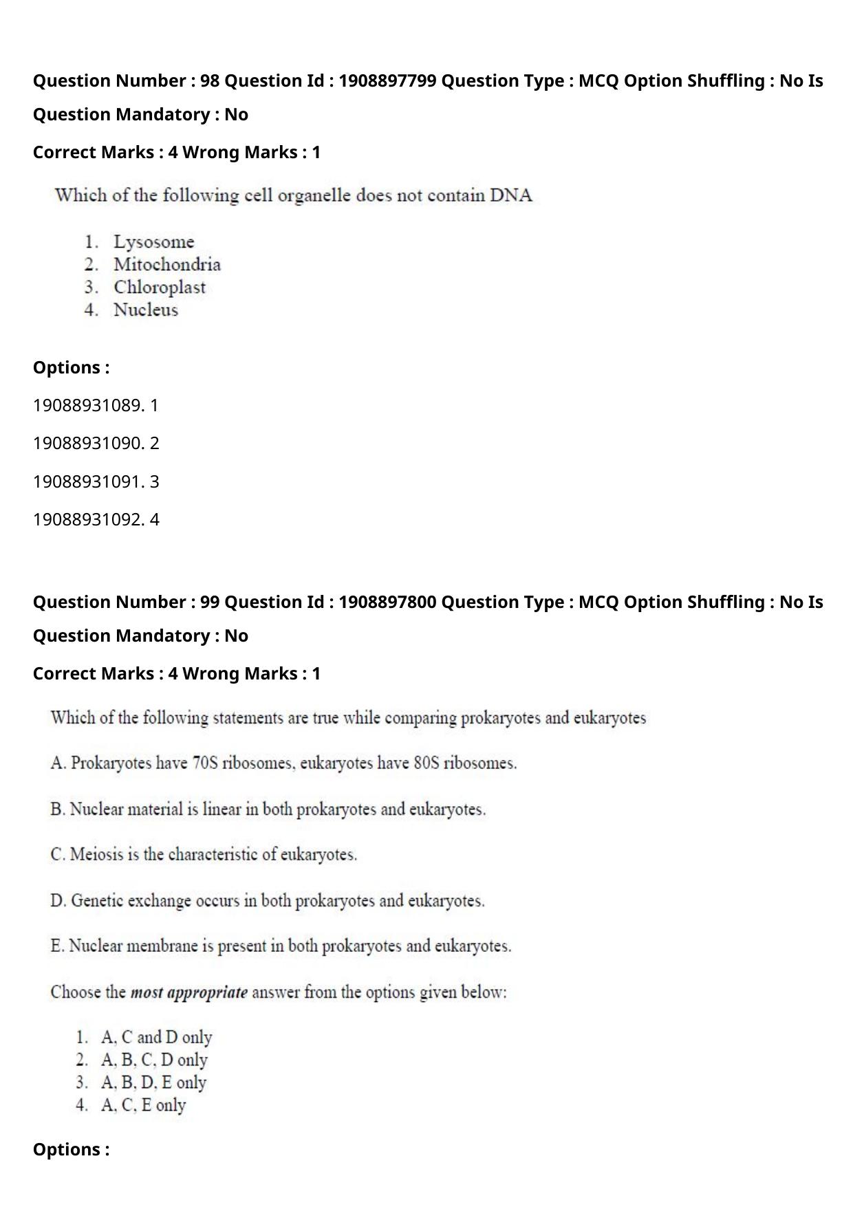 ICAR AIEEA PG 2021 PLANT SCIENCES Question Paper - Page 68