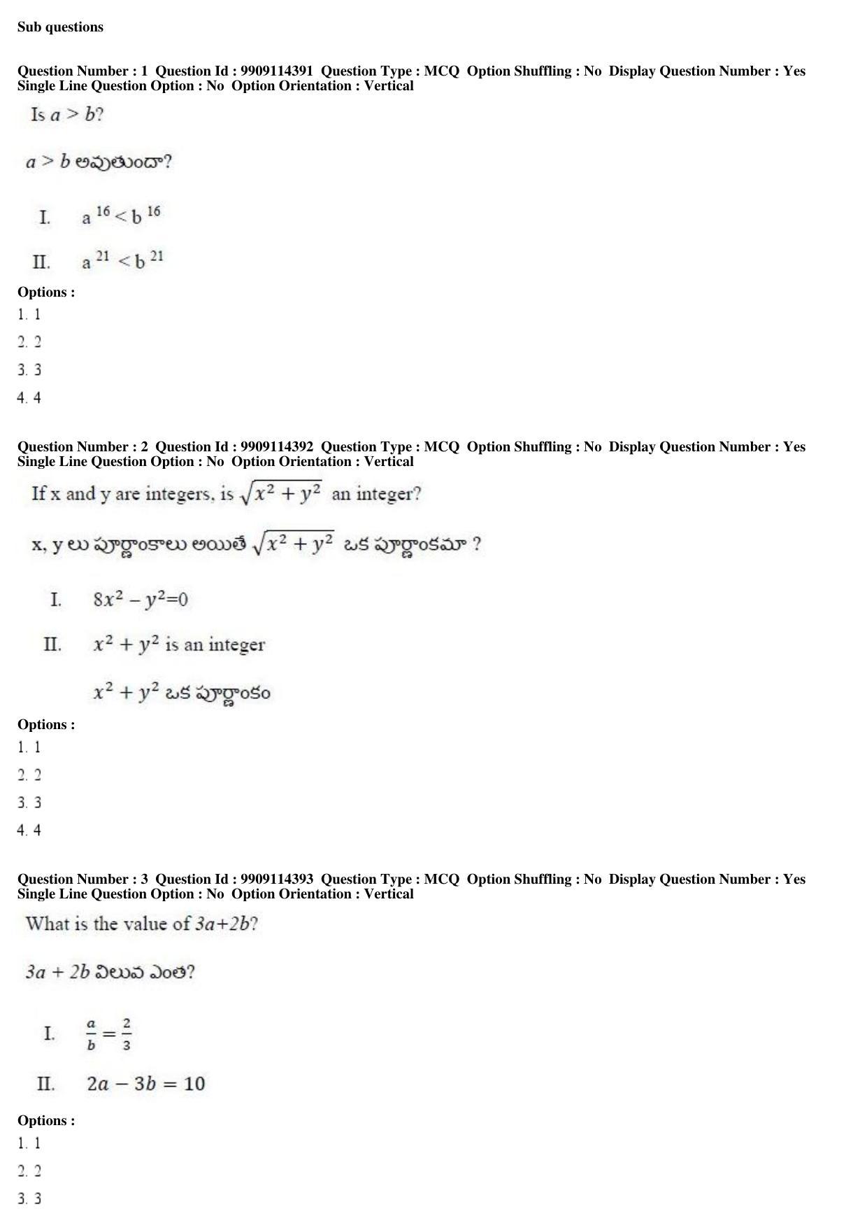 AP ICET 2019 - Shift 1 Question Paper With Preliminary Keys - Page 2