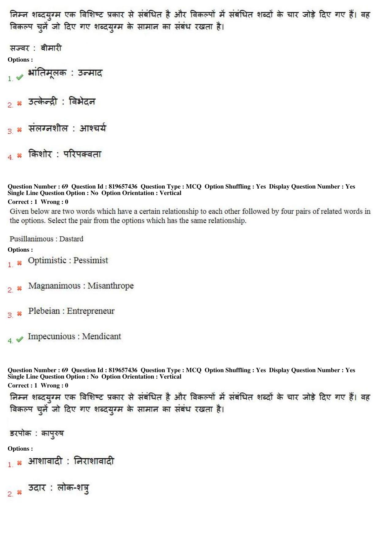 MP CPCT 17th June 2018 English Question Paper Shift 1 - Page 50