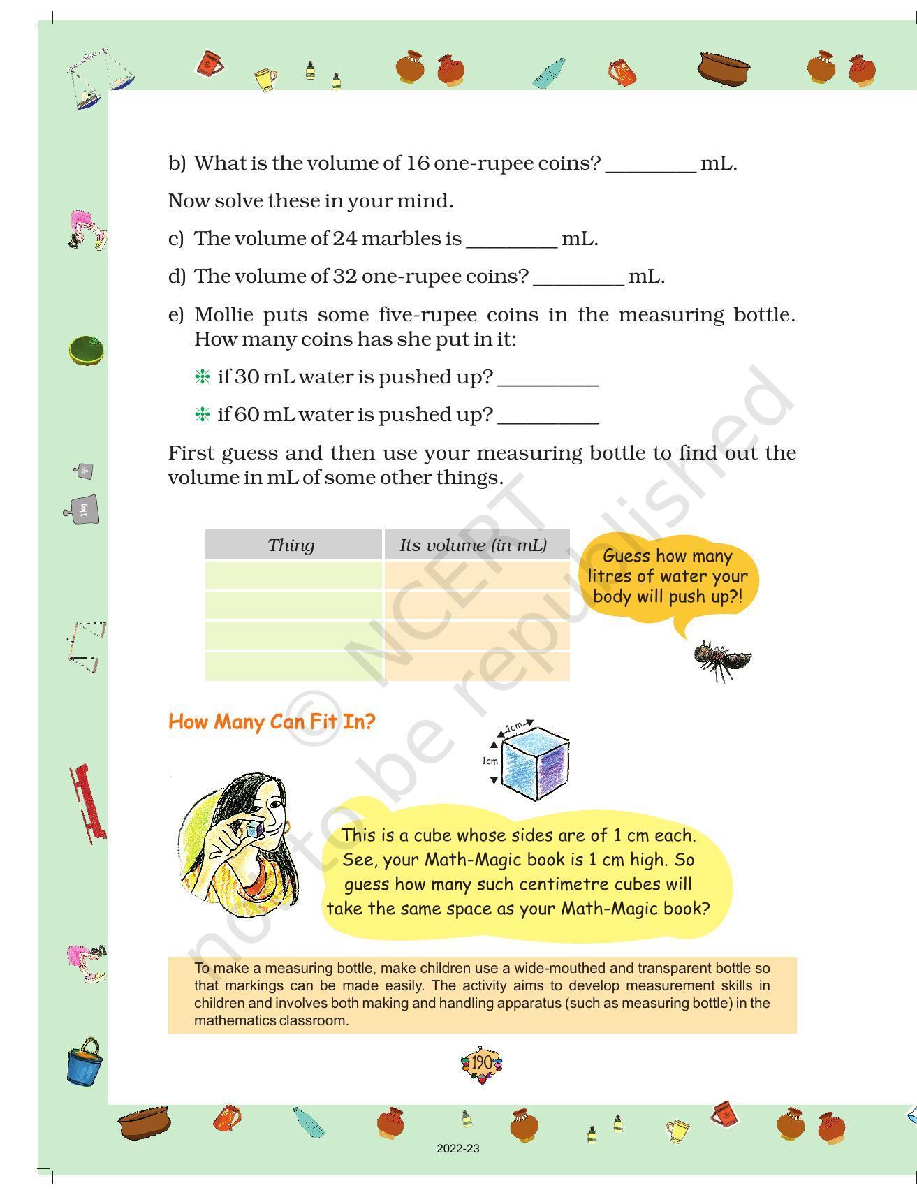 NCERT Book for Class 5 Maths Chapter 14 How Big? How Heavy? - Page 4