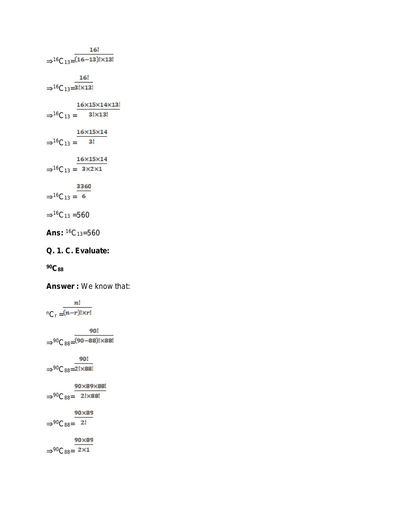 Chapter 9: Combinations: RS Aggarwal Class 11 Solutions  - Page 2