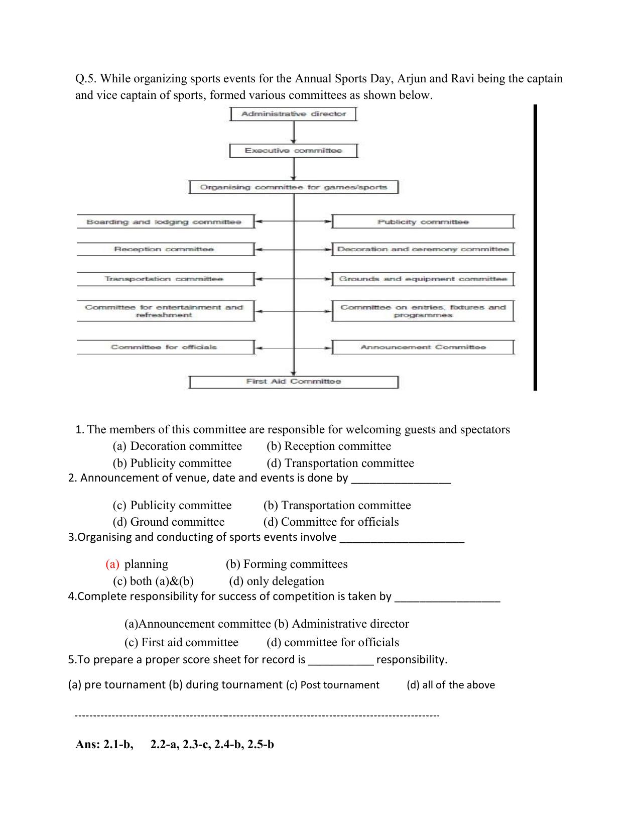 CBSE Class XII Physical Education Question Bank - Page 5