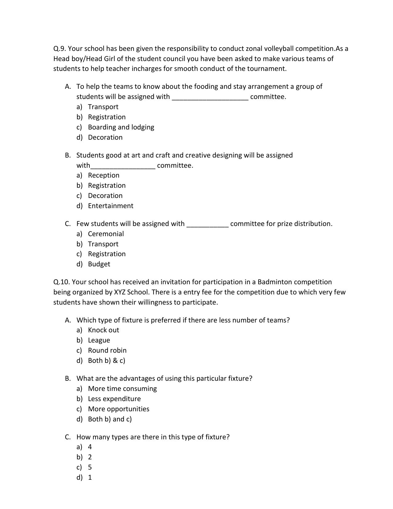 CBSE Class XII Physical Education Question Bank - Page 8