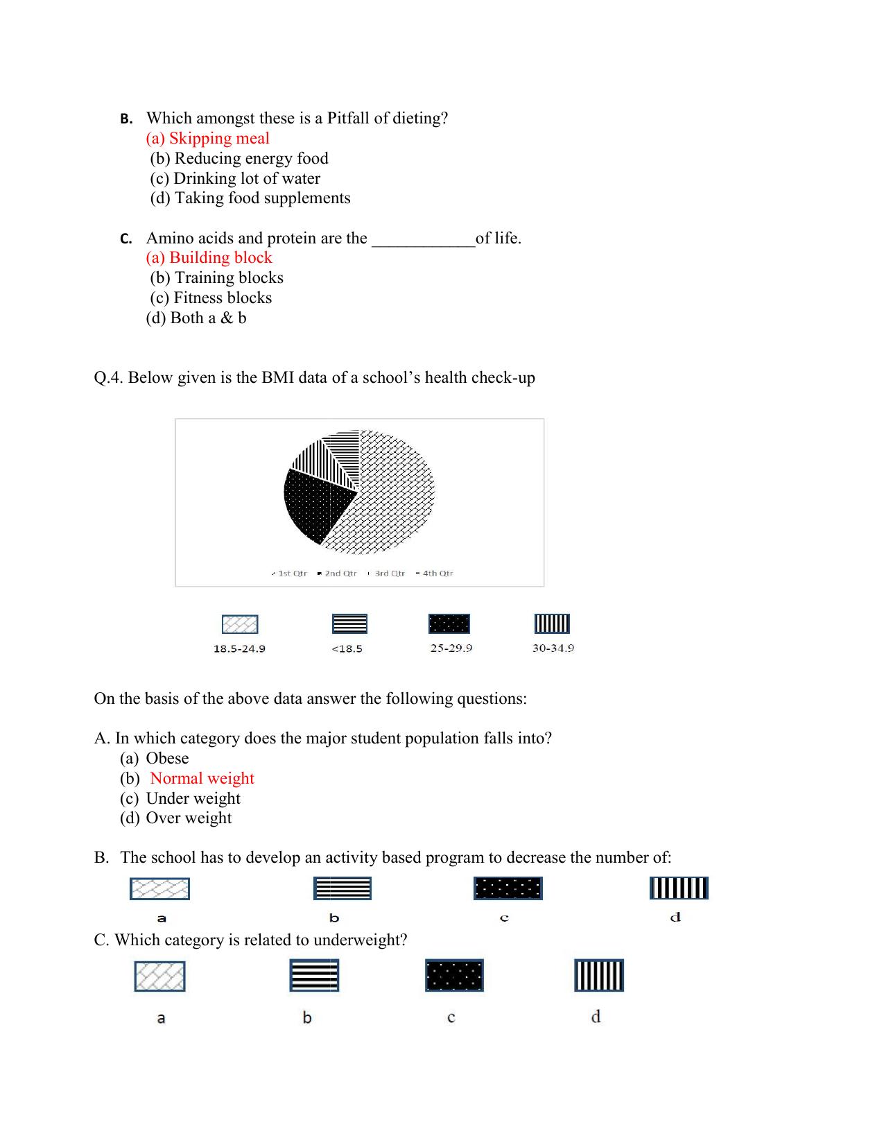 CBSE Class XII Physical Education Question Bank - Page 11