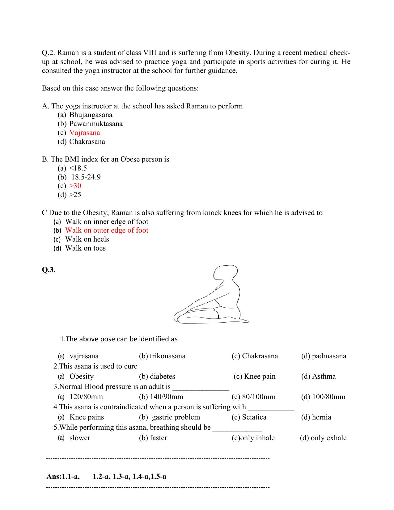CBSE Class XII Physical Education Question Bank - Page 17