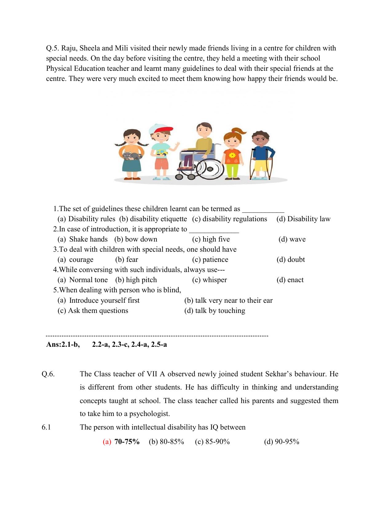 CBSE Class XII Physical Education Question Bank - Page 24