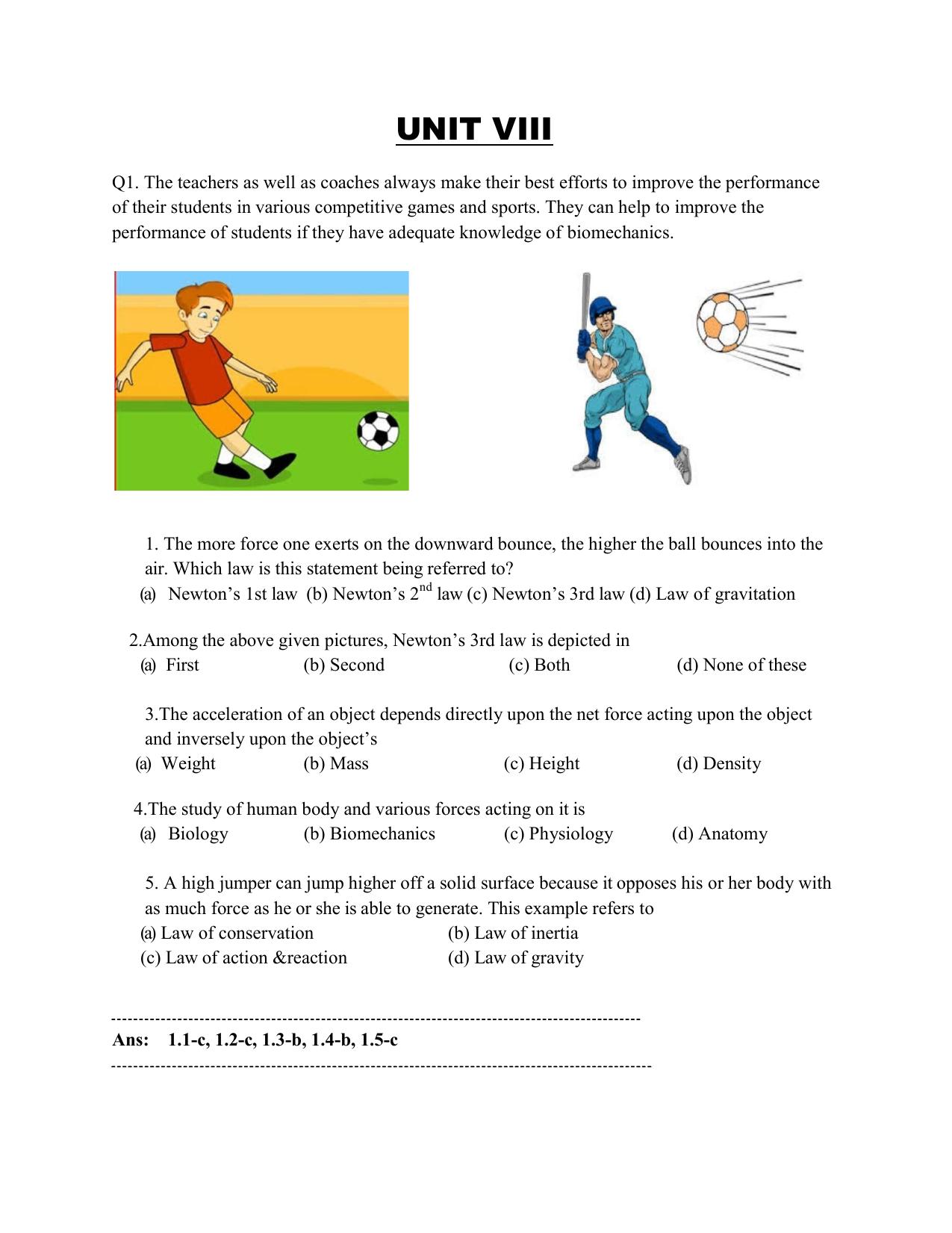 CBSE Class XII Physical Education Question Bank - Page 34