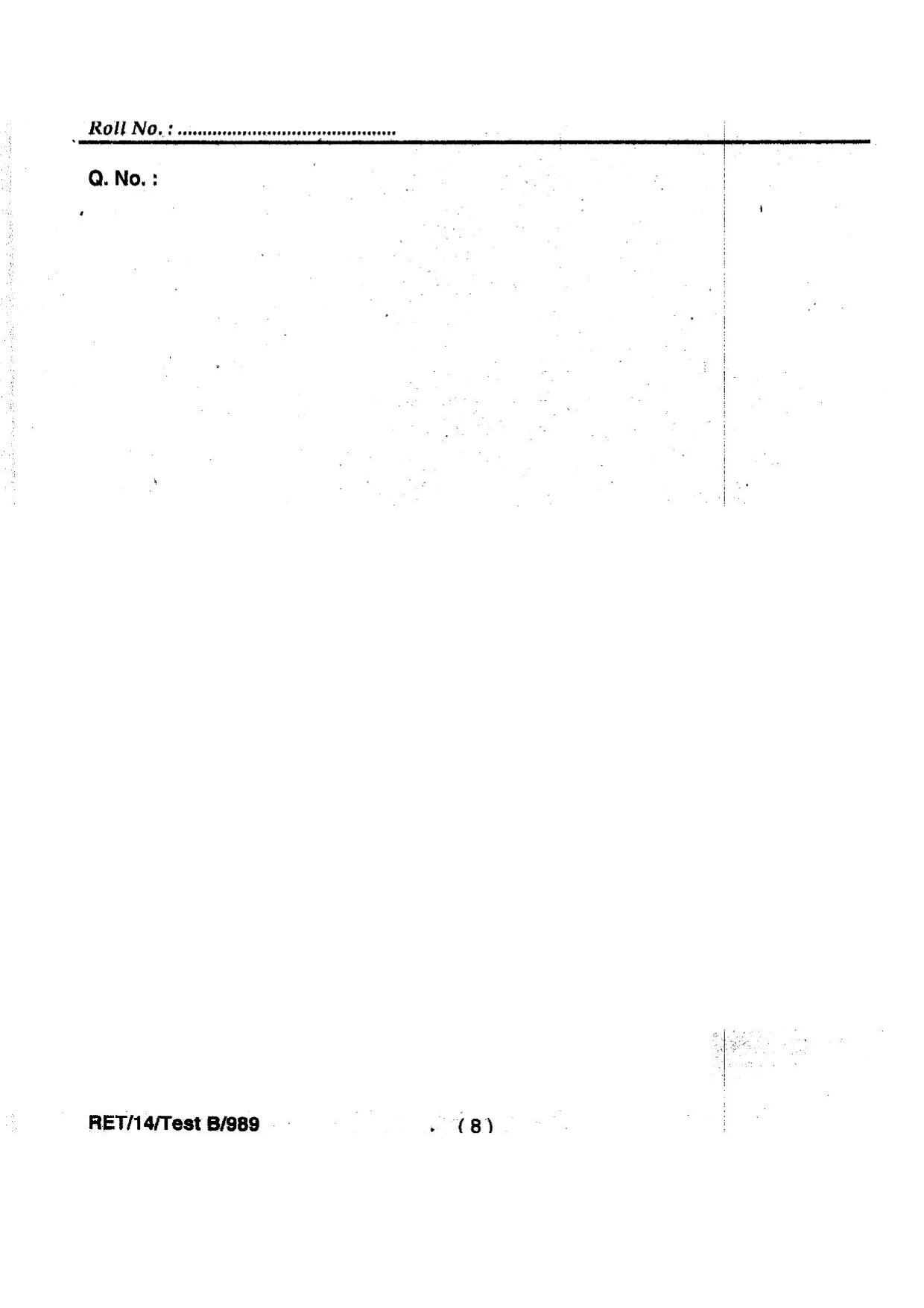 BHU RET Environment & Sustainable Development 2014 Question Paper - Page 10