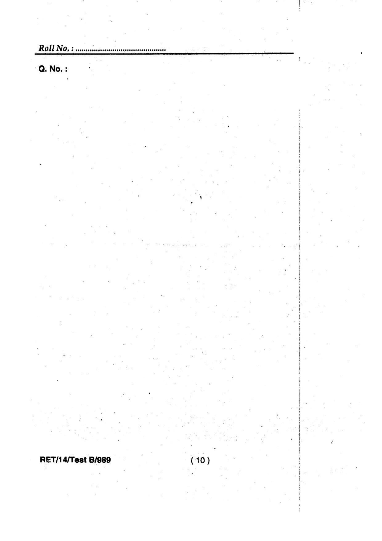 BHU RET Environment & Sustainable Development 2014 Question Paper - Page 12