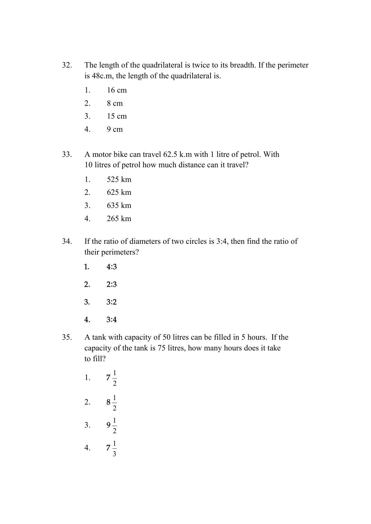 AP DEECET MATHEMATICS (English Medium) 2022 Question Paper - Page 9
