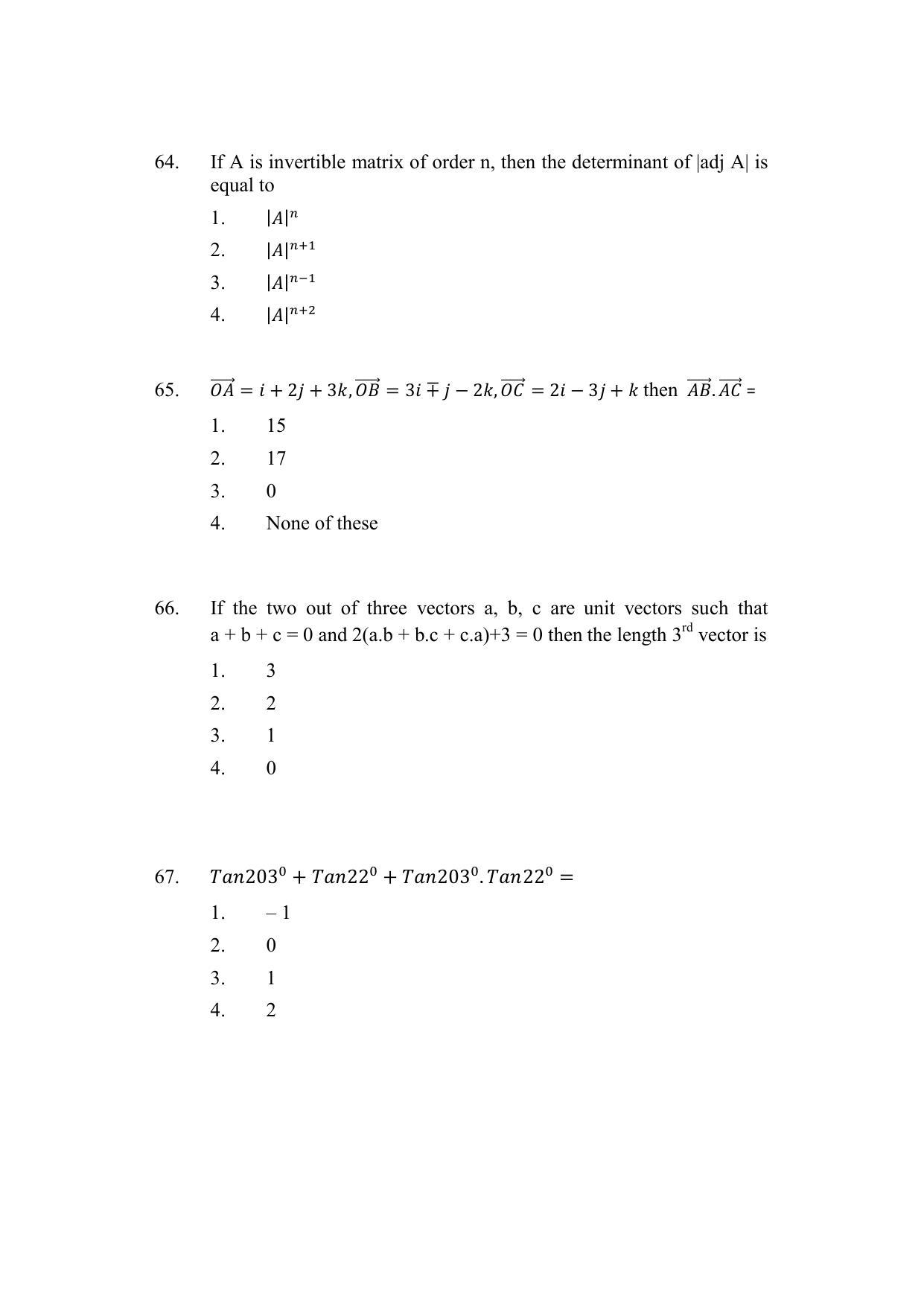 AP DEECET MATHEMATICS (English Medium) 2022 Question Paper - Page 18
