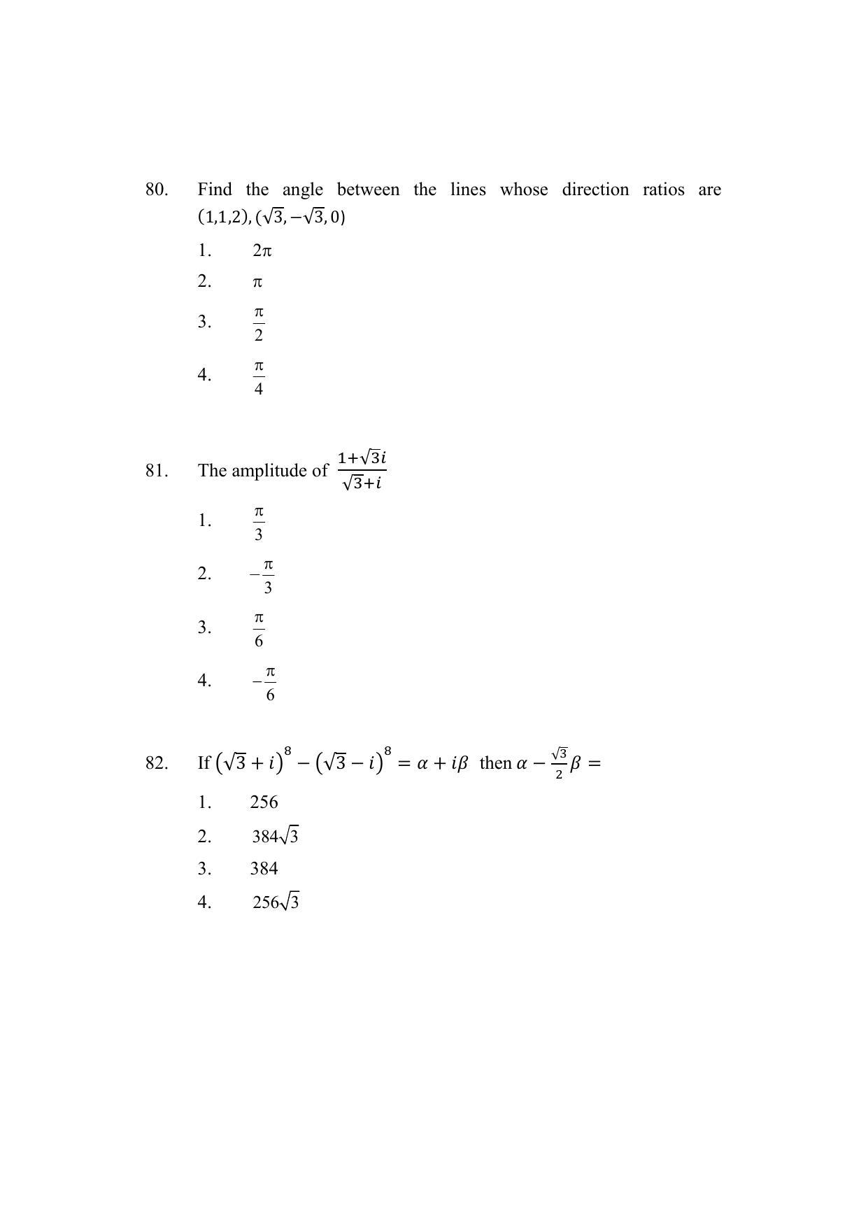 AP DEECET MATHEMATICS (English Medium) 2022 Question Paper - Page 22