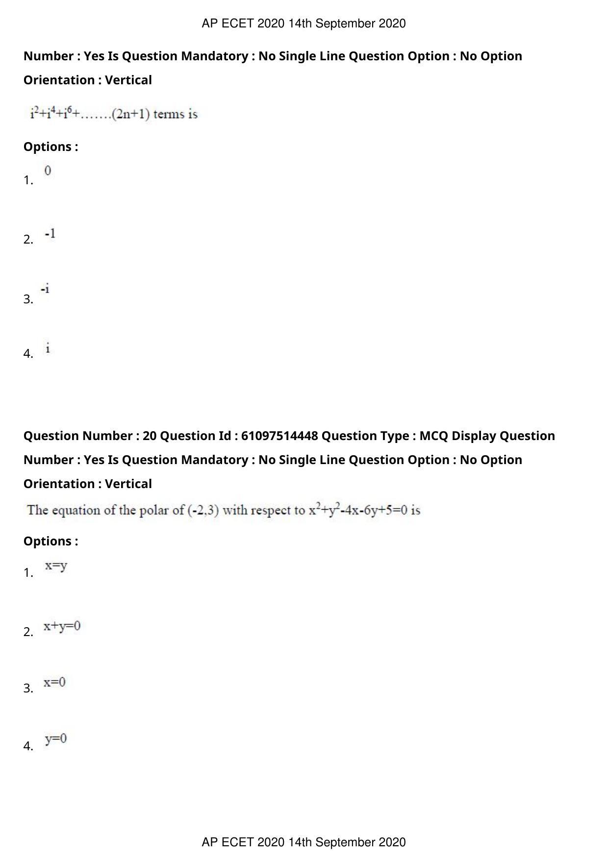 AP ECET 2020 - Mechanical Engineering (Preview) Question Paper With Preliminary Keys - Page 12