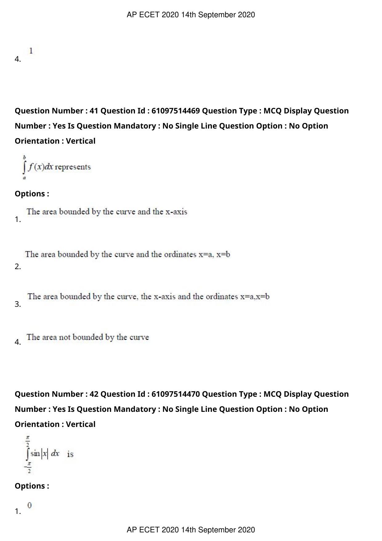 AP ECET 2020 - Mechanical Engineering (Preview) Question Paper With Preliminary Keys - Page 24