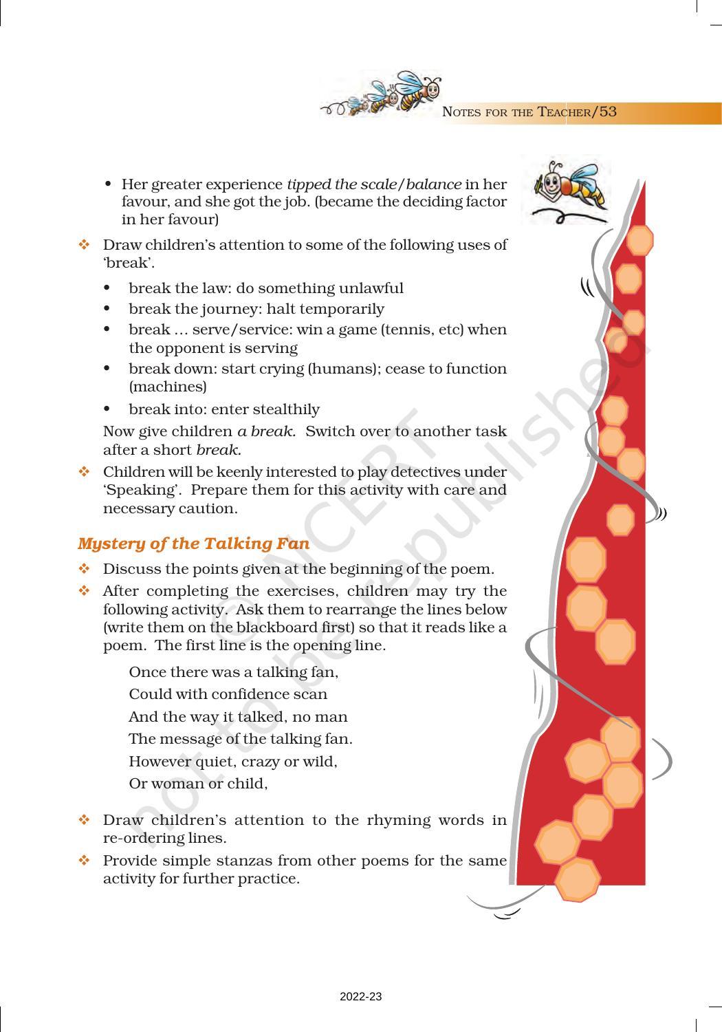 NCERT Book for Class 7 English (Honeycomb): Chapter 4-The Ashes that Made Trees Bloom - Page 4