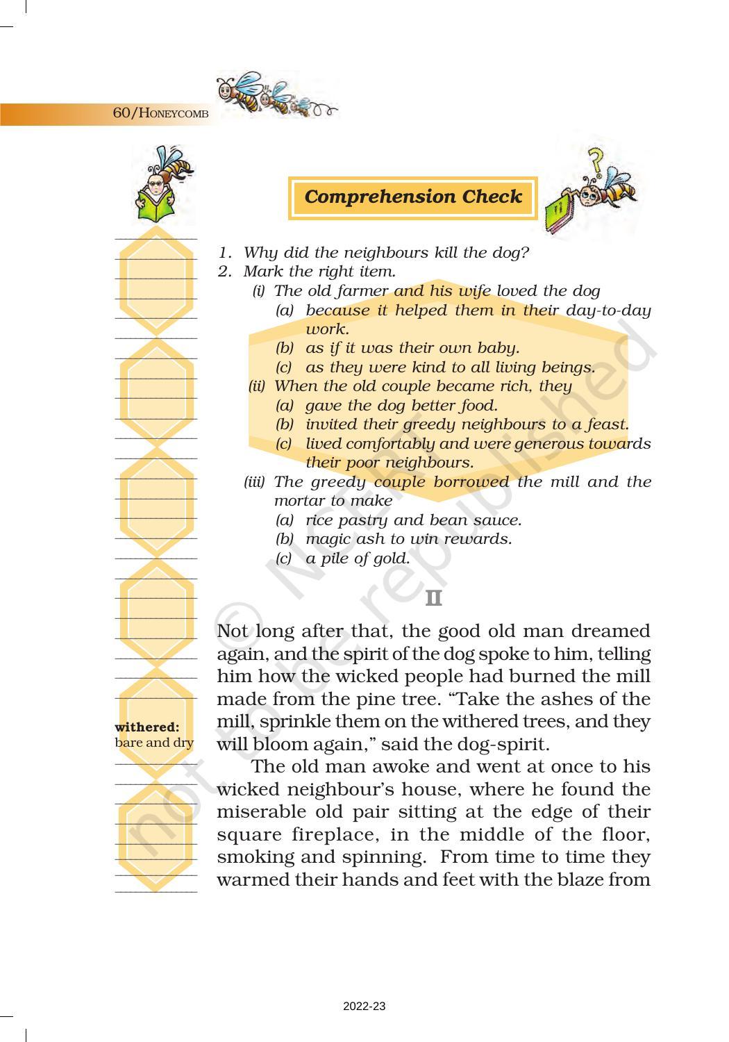 NCERT Book for Class 7 English (Honeycomb): Chapter 4-The Ashes that Made Trees Bloom - Page 11