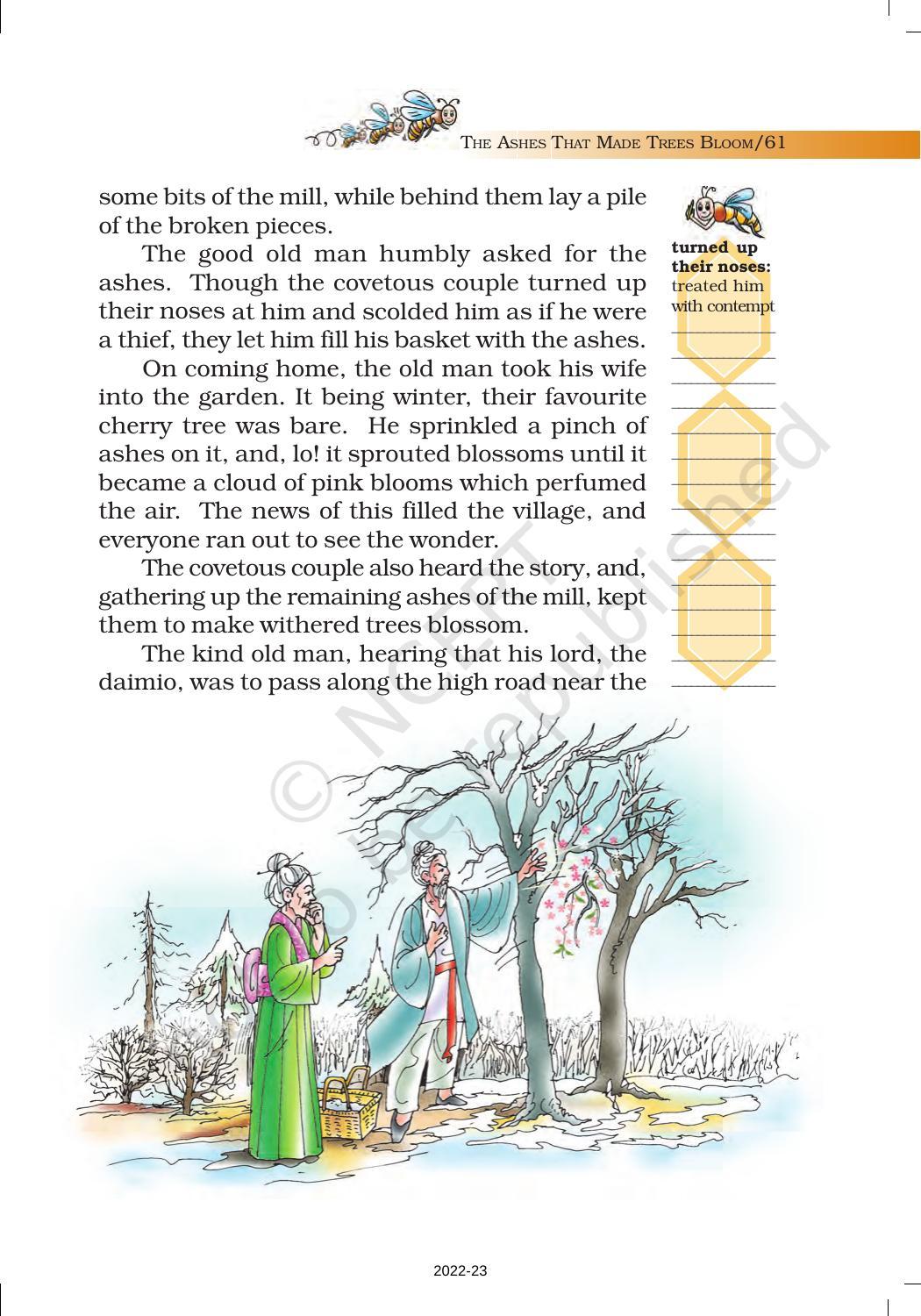 NCERT Book for Class 7 English (Honeycomb): Chapter 4-The Ashes that Made Trees Bloom - Page 12