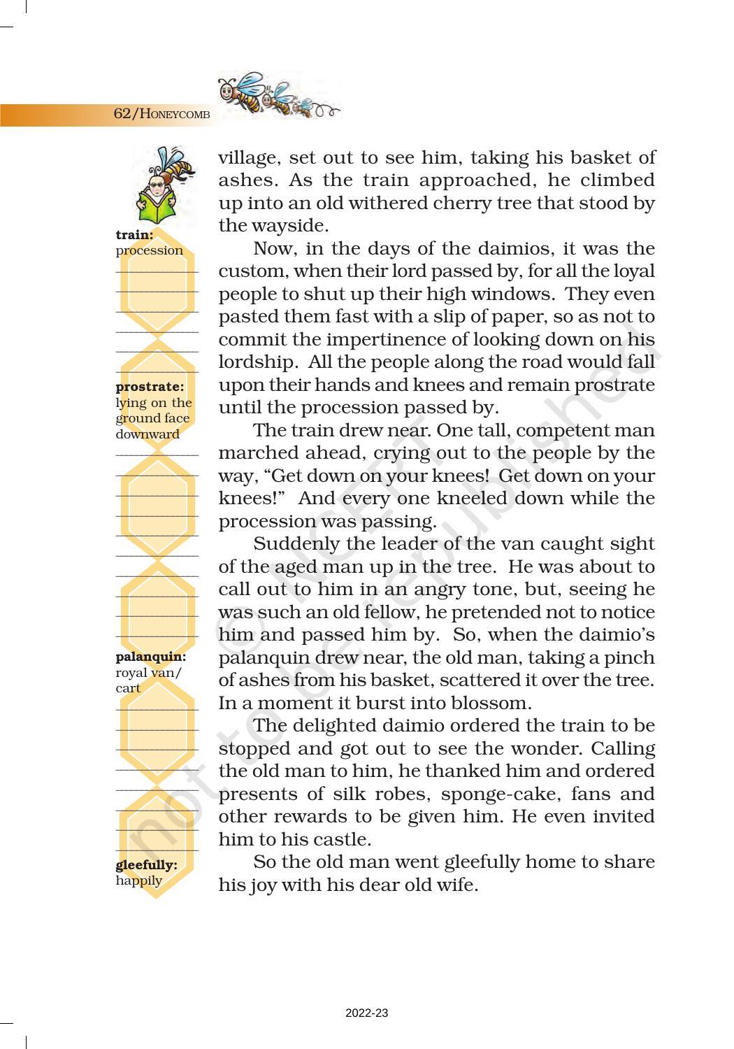 NCERT Book for Class 7 English (Honeycomb): Chapter 4-The Ashes that Made Trees Bloom - Page 13