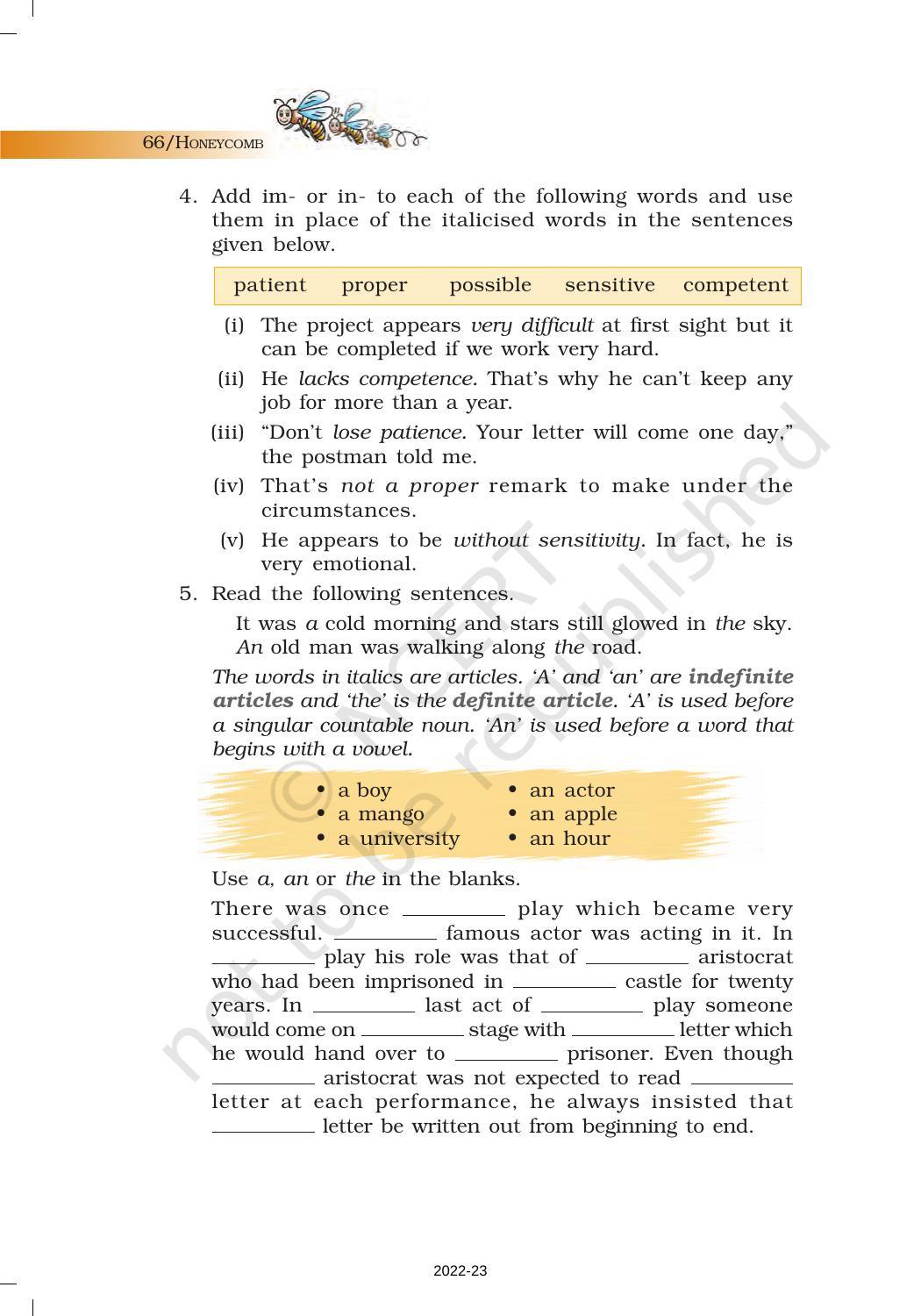 NCERT Book for Class 7 English (Honeycomb): Chapter 4-The Ashes that Made Trees Bloom - Page 17