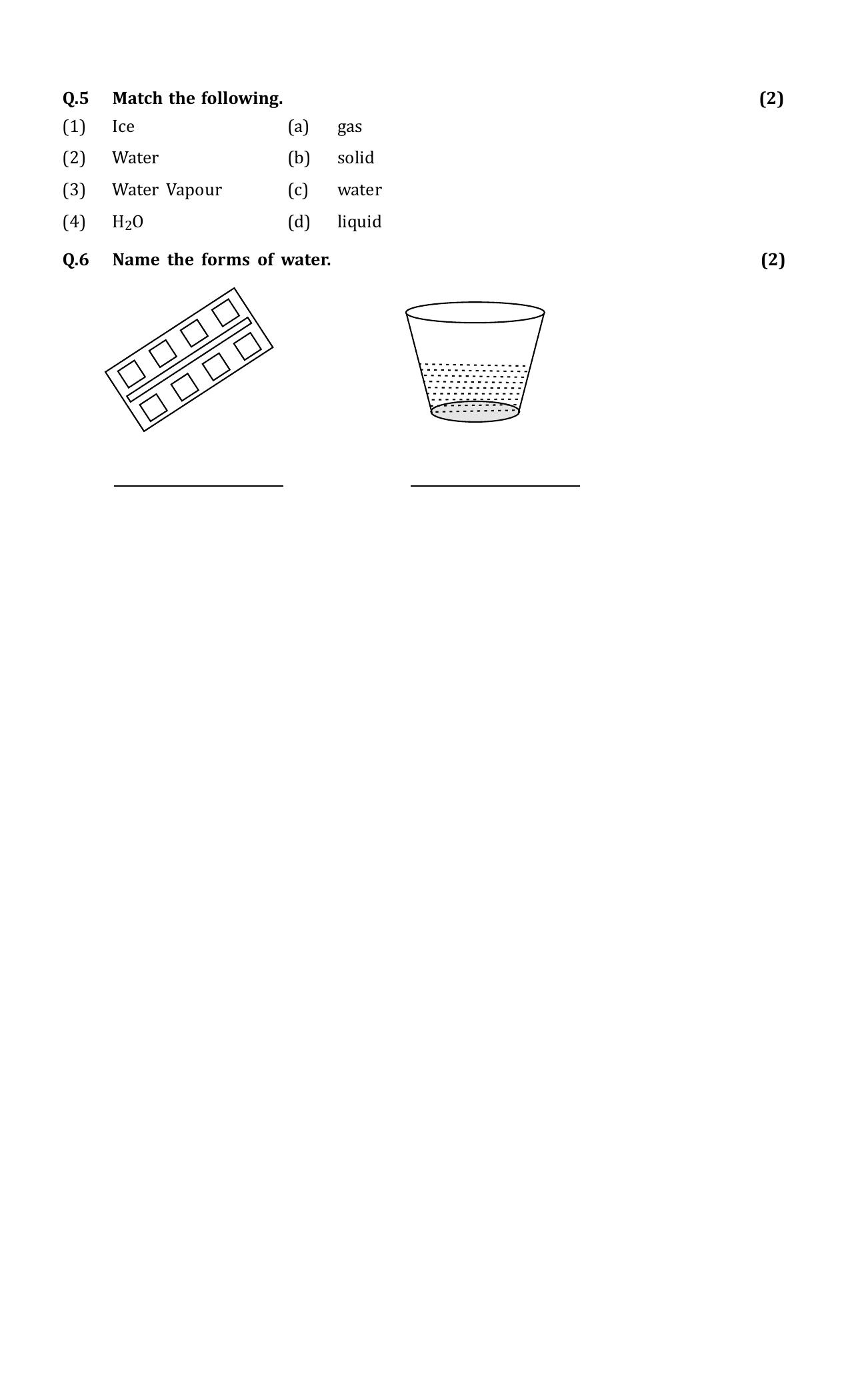 Worksheet for Class 3 Science Assignment 1 - Page 2