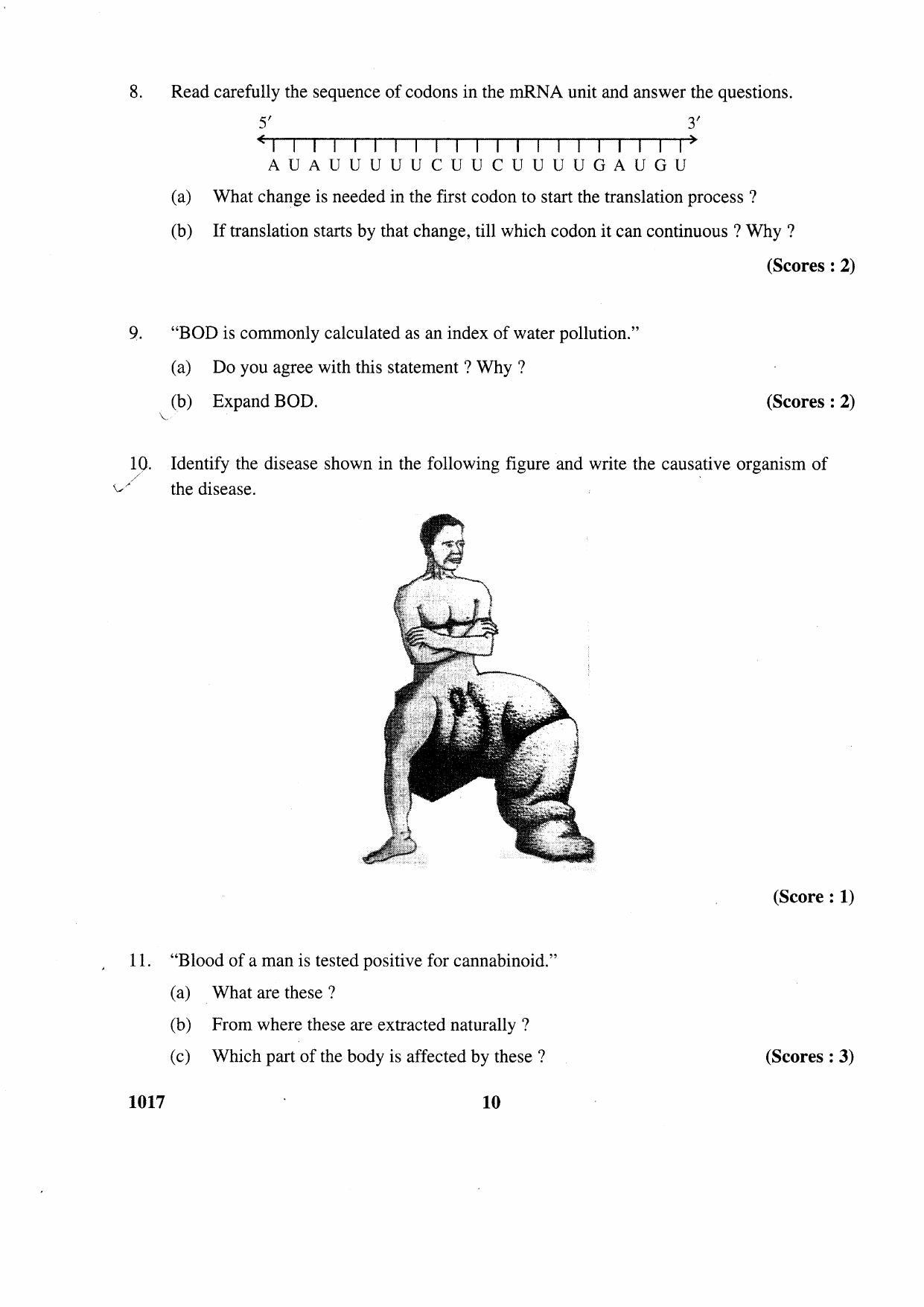 Kerala Plus Two 2016 Biology Question Paper - Page 6