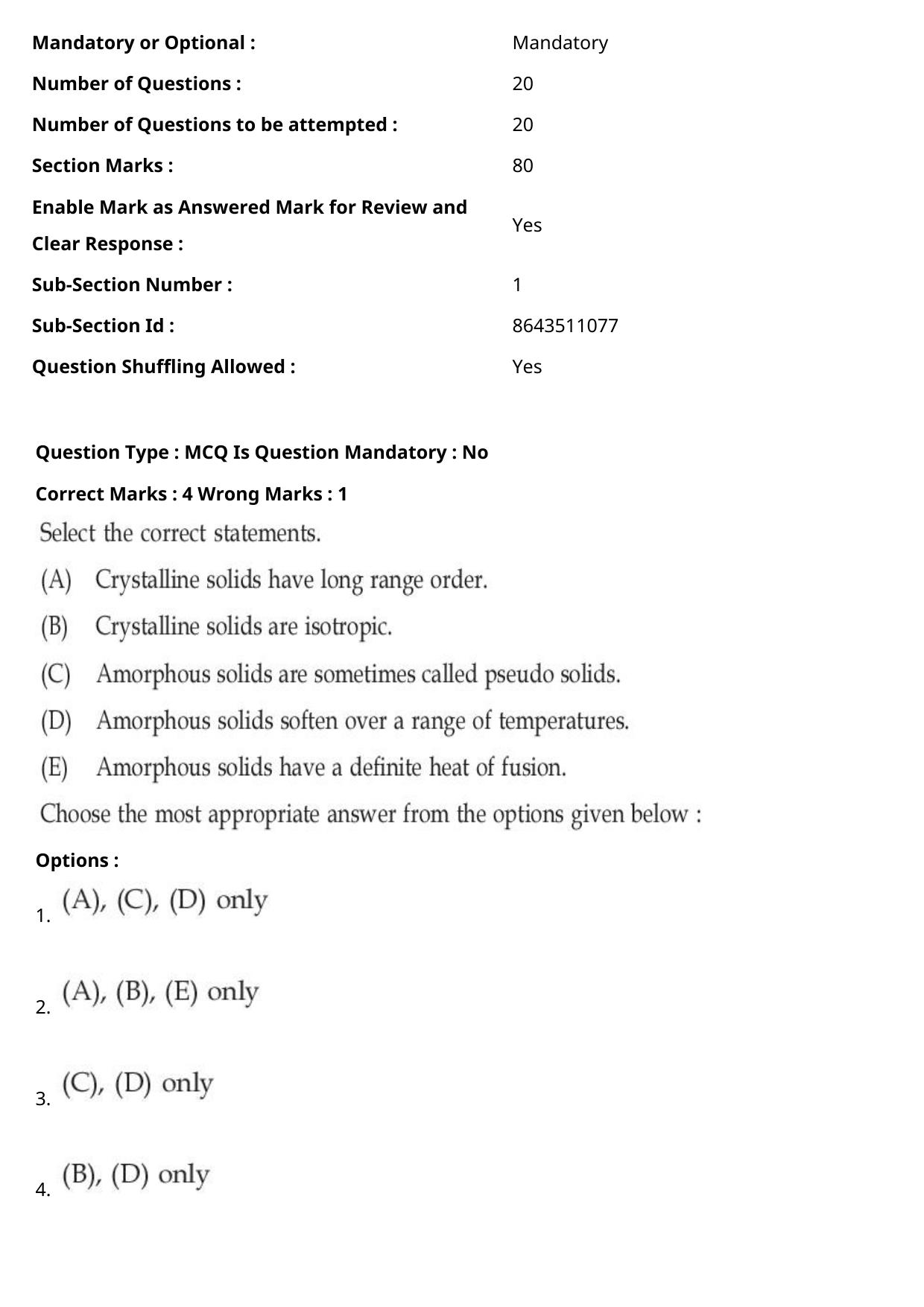 JEE Mains 2021: BTech Odiya (Shift 2) 27-07-2021 Question Paper - Page 46