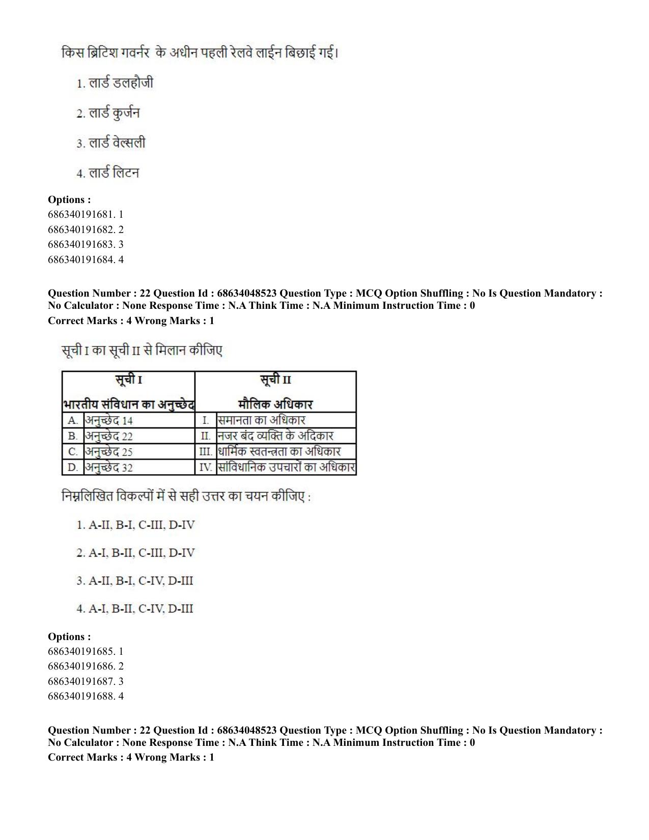 CUET PG 2023: HUQP21 – Social Work (Hin)-(30-06-2023) Question Paper - Page 24
