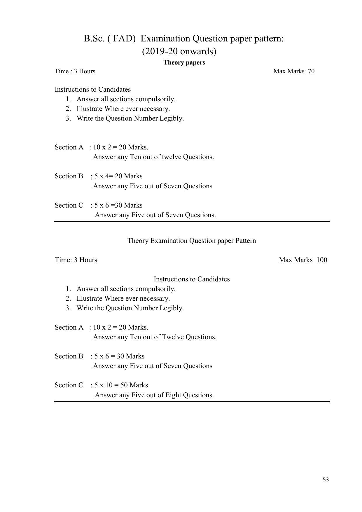 AIFD B.Sc FAD (BNU) Syllabus - Page 53