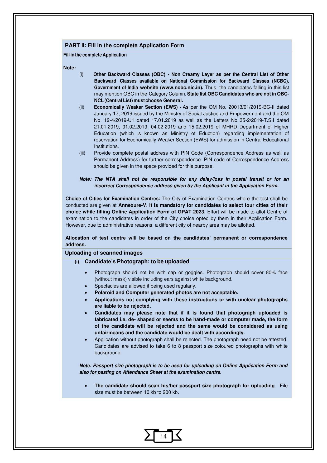 Graduate Pharmacy Aptitude Test (GPAT)-2023 - Page 17