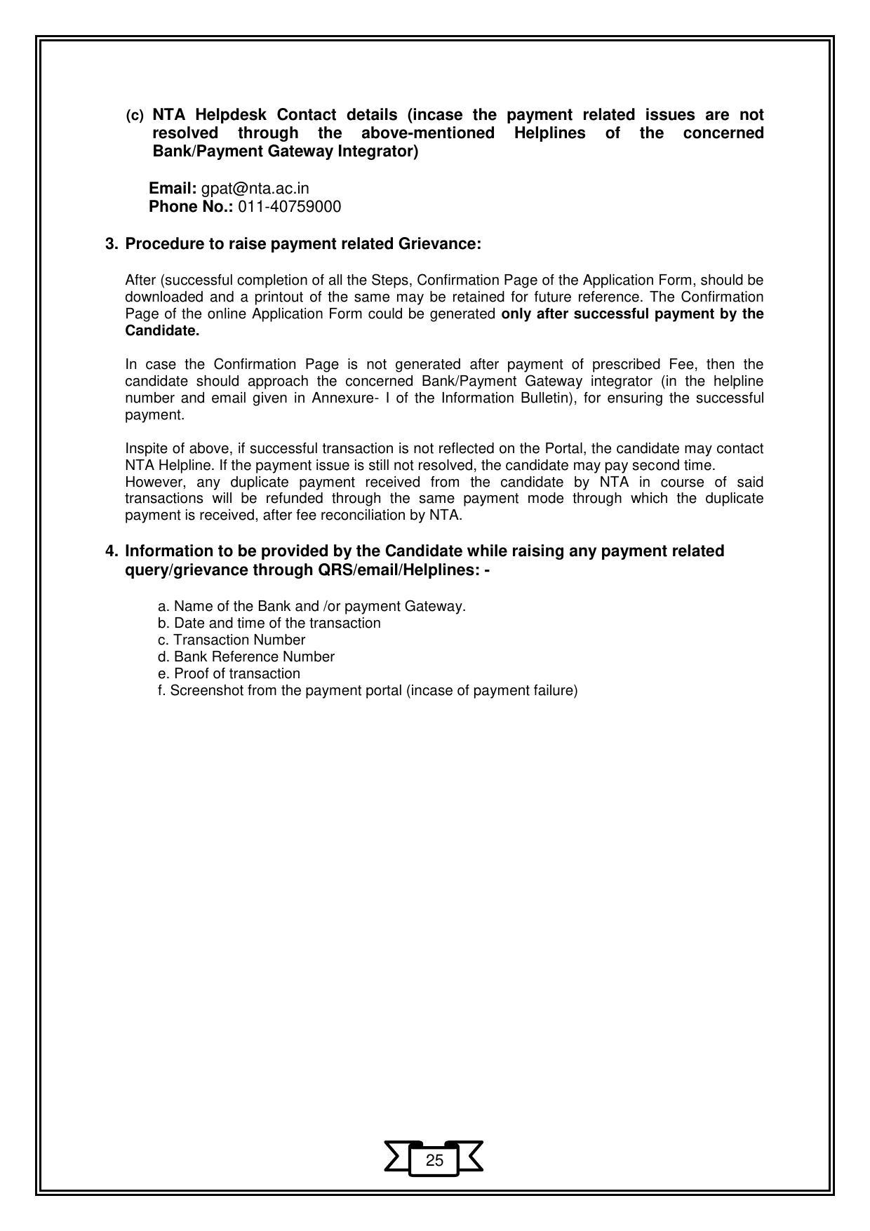Graduate Pharmacy Aptitude Test (GPAT)-2023 - Page 28
