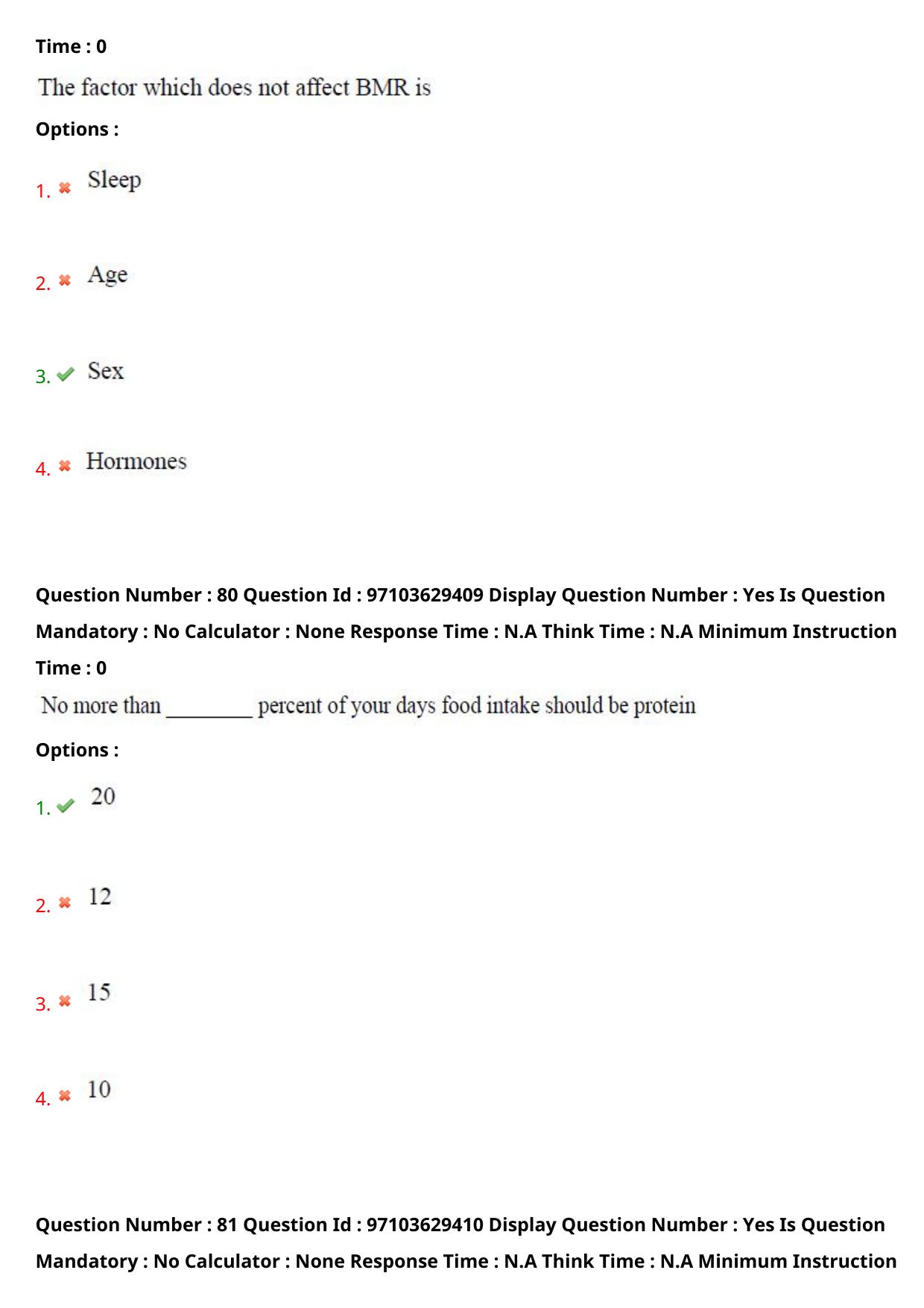 AP RCET 2024 Home Science Question Paper - Page 51