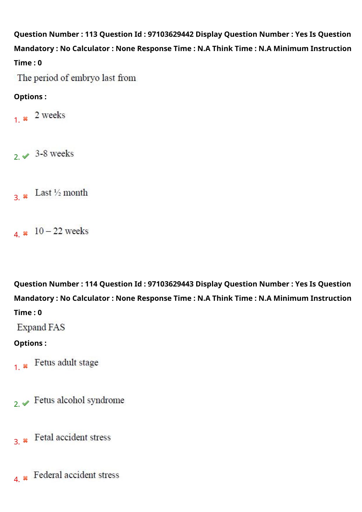 AP RCET 2024 Home Science Question Paper - Page 68