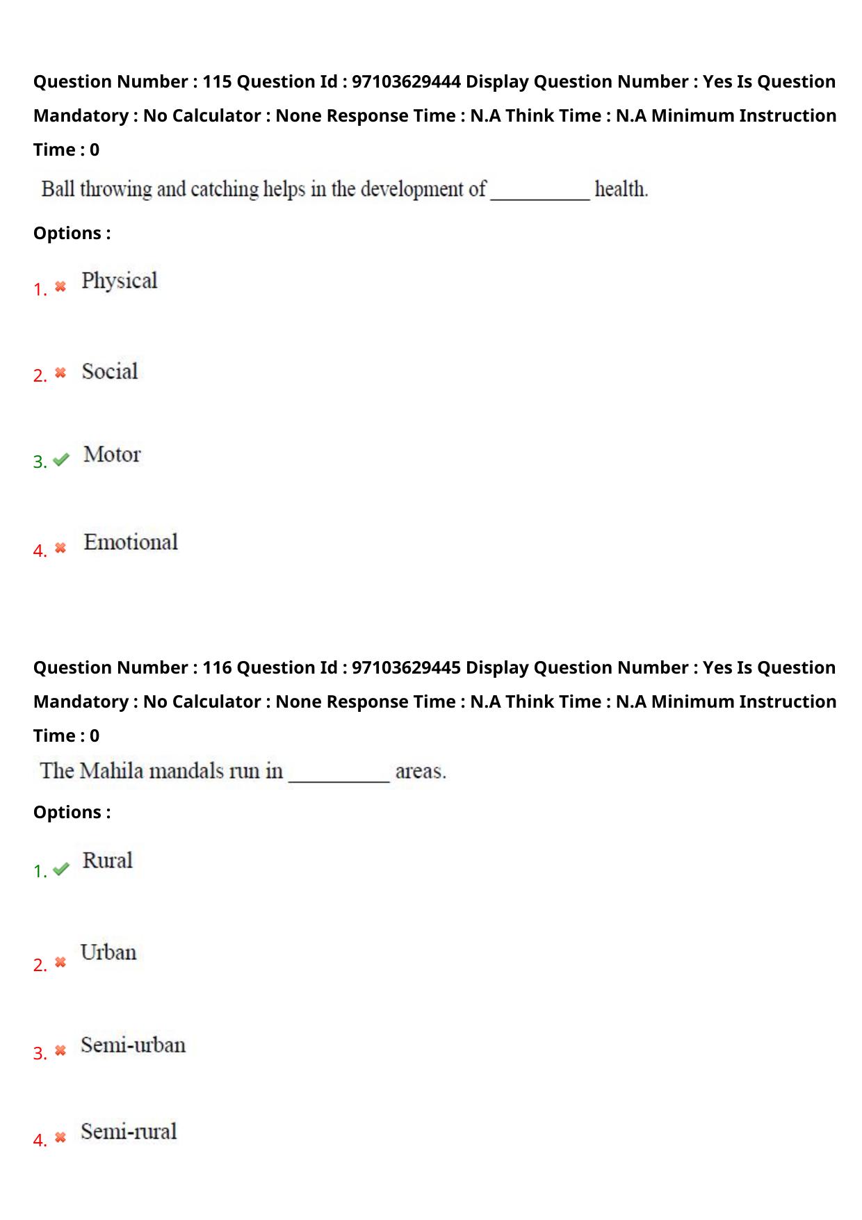 AP RCET 2024 Home Science Question Paper - Page 69