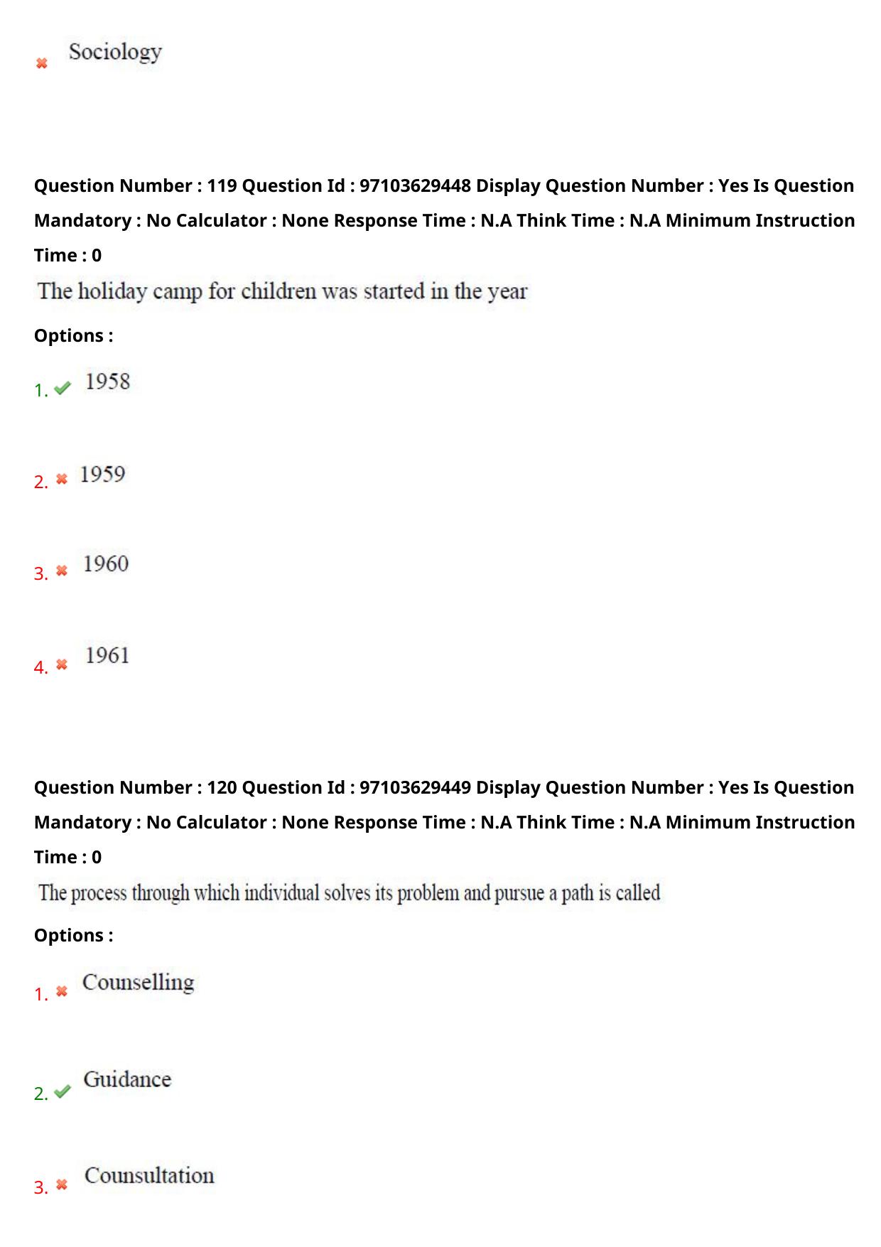 AP RCET 2024 Home Science Question Paper - Page 71