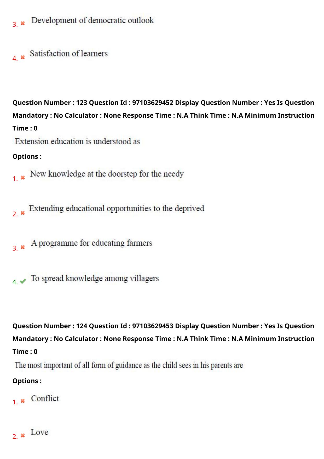AP RCET 2024 Home Science Question Paper - Page 73