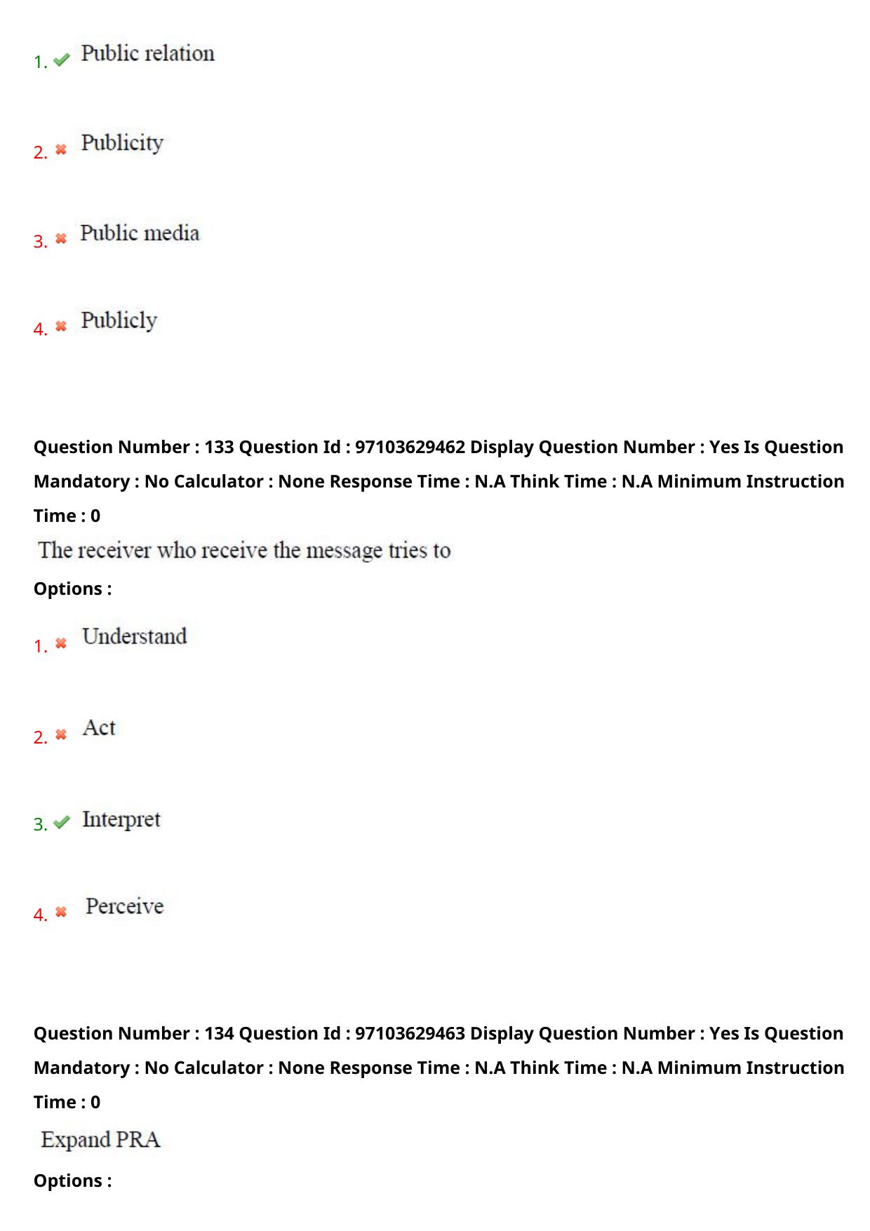 AP RCET 2024 Home Science Question Paper - Page 78
