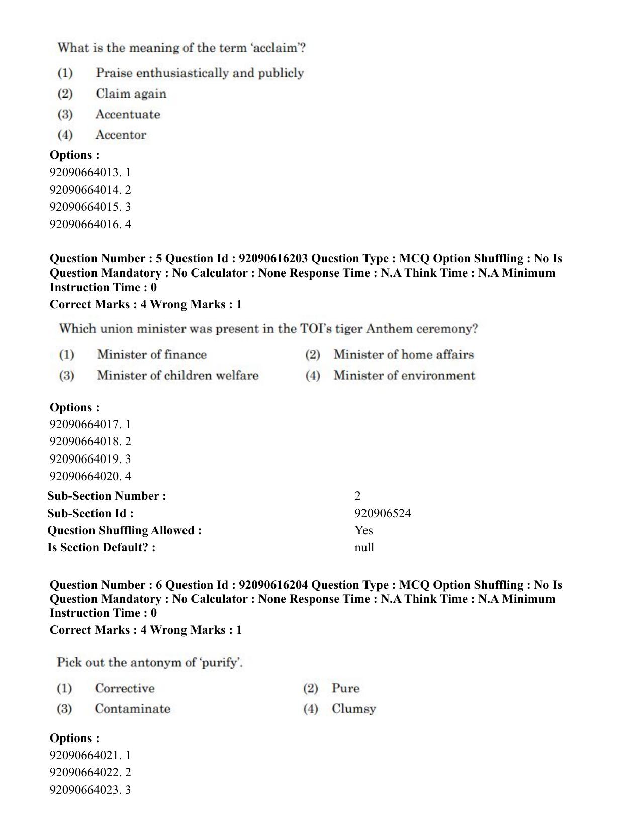 CUET PG 2023: LAQP04 – Linguistics(ENG)-shift 1 (14-06-2023) Question Paper - Page 7