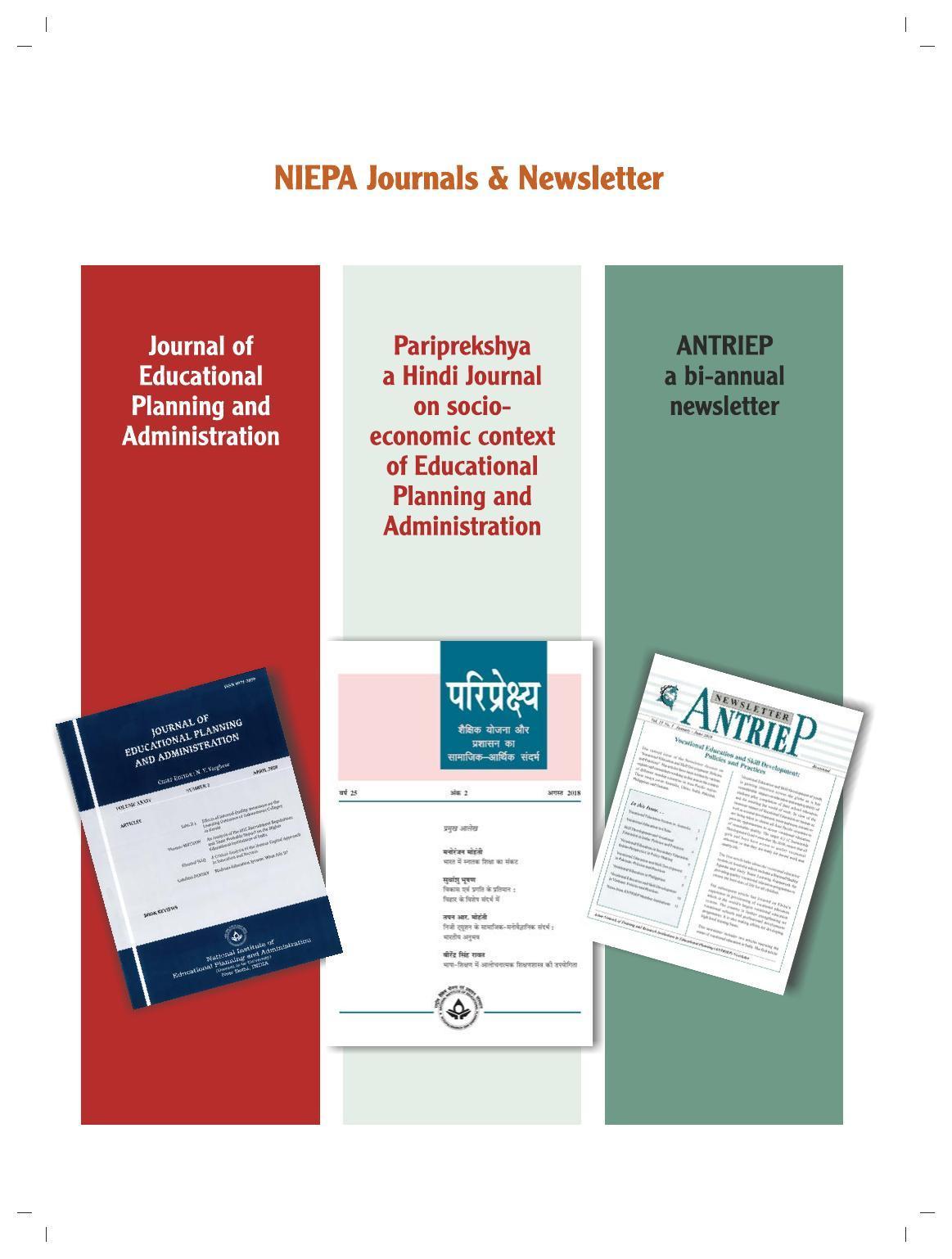 National University of Educational Planning and Administration (NUEPA), New Delhi M. Phil. - Ph. D. Prospectus 2021-22 - Page 25