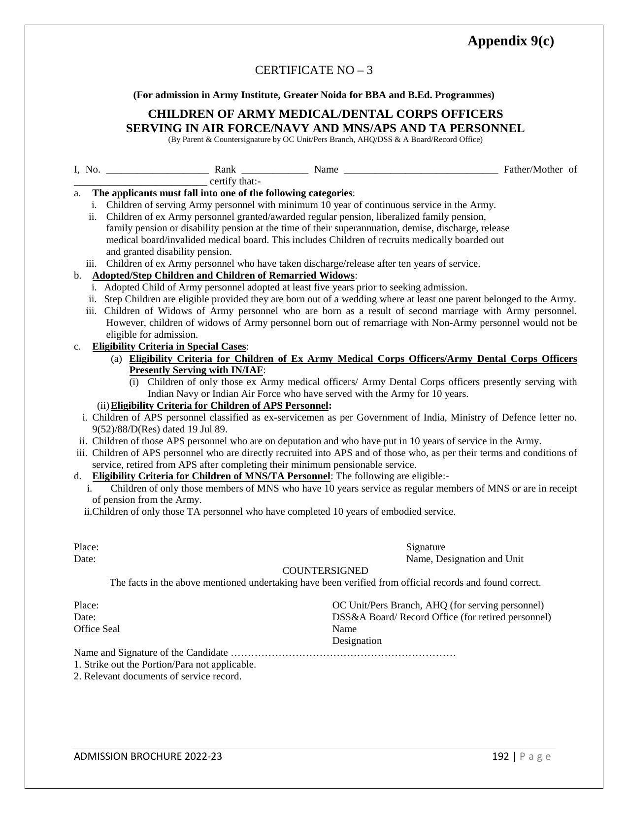 Guru Gobind Singh Indraprastha University (GGSIPU), Delhi Admission Brochure 2022-23 - Page 213