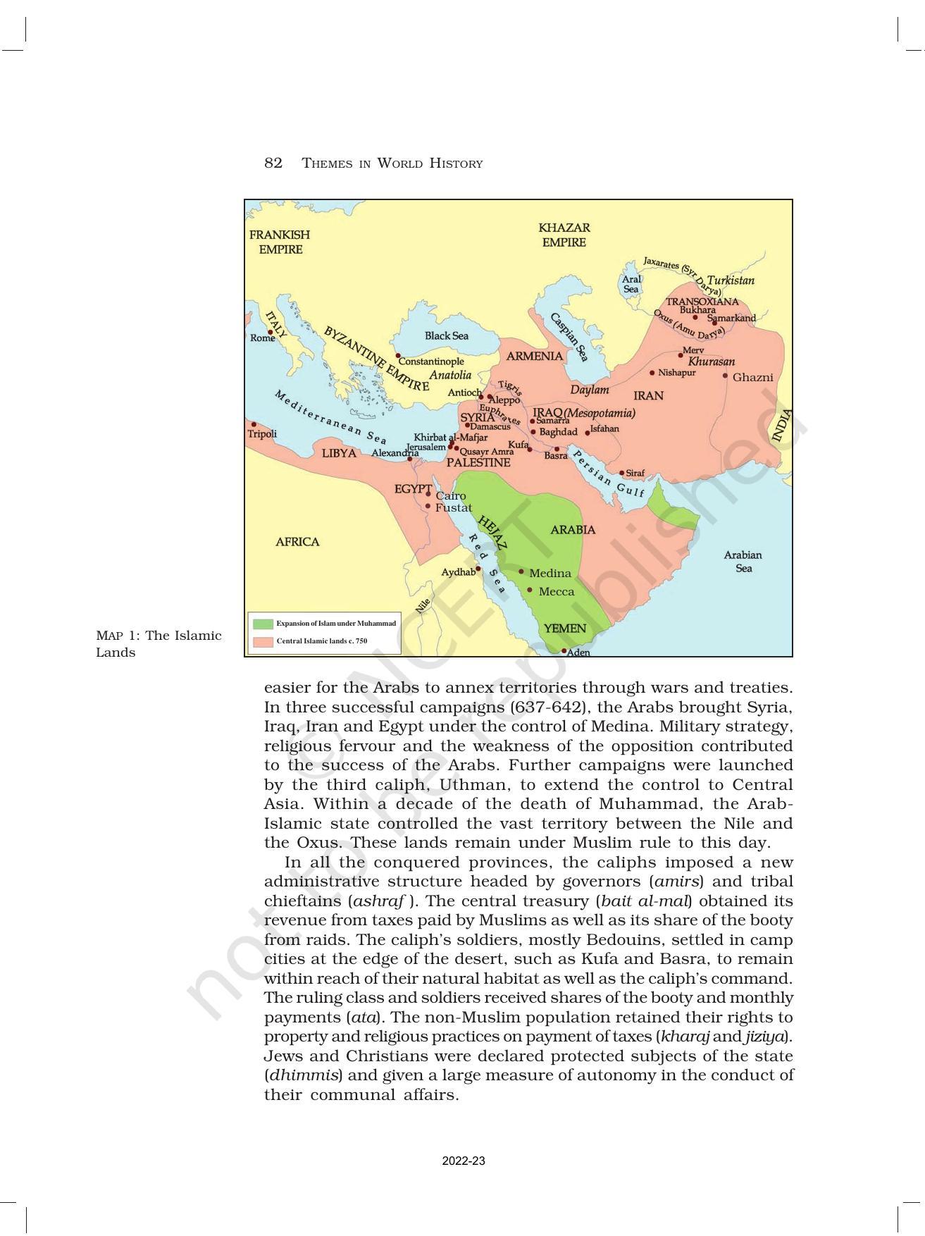 NCERT Book for Class 11 History Chapter 4 The Central Islamic Lands - Page 6