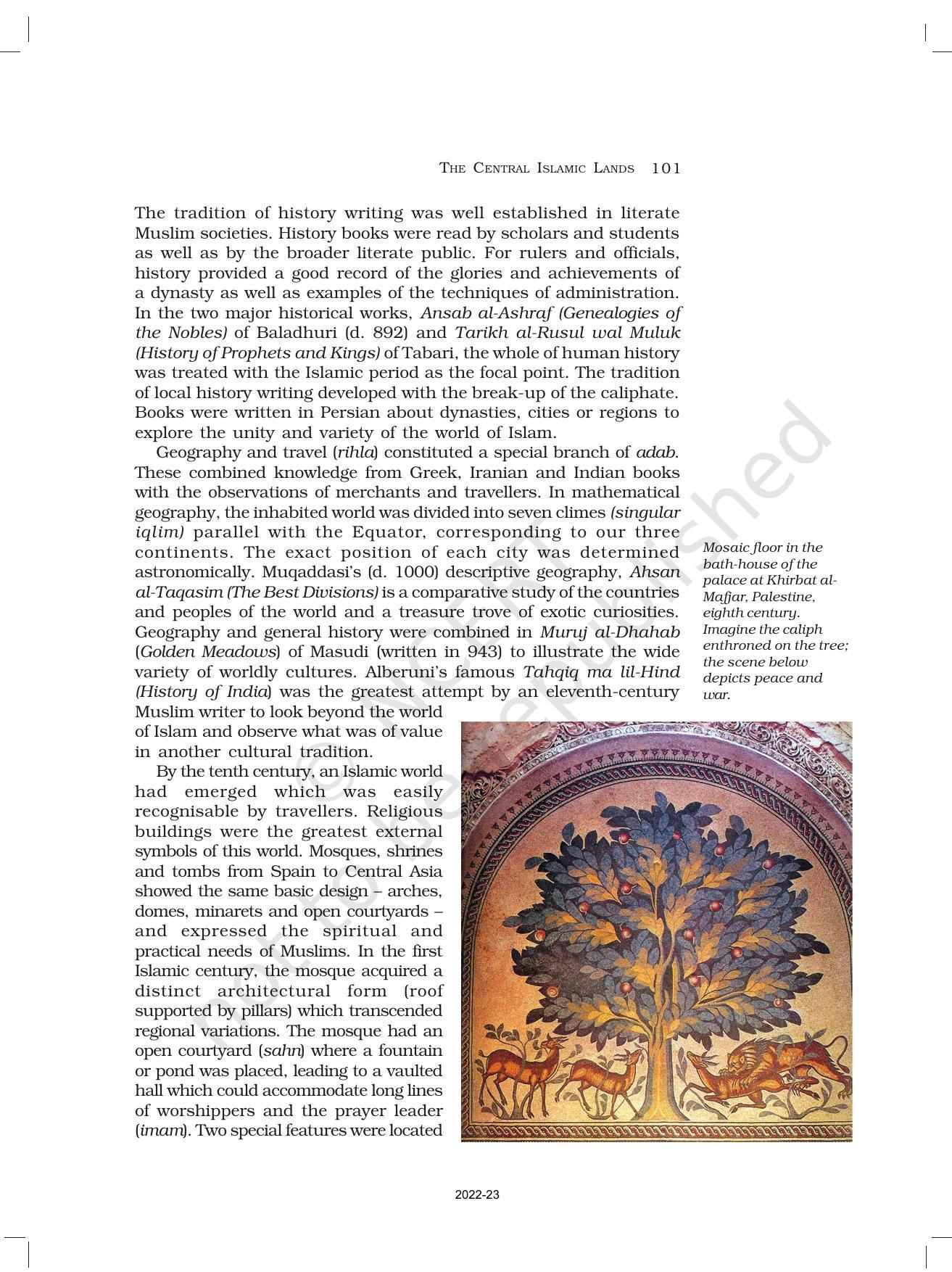 NCERT Book for Class 11 History Chapter 4 The Central Islamic Lands - Page 25