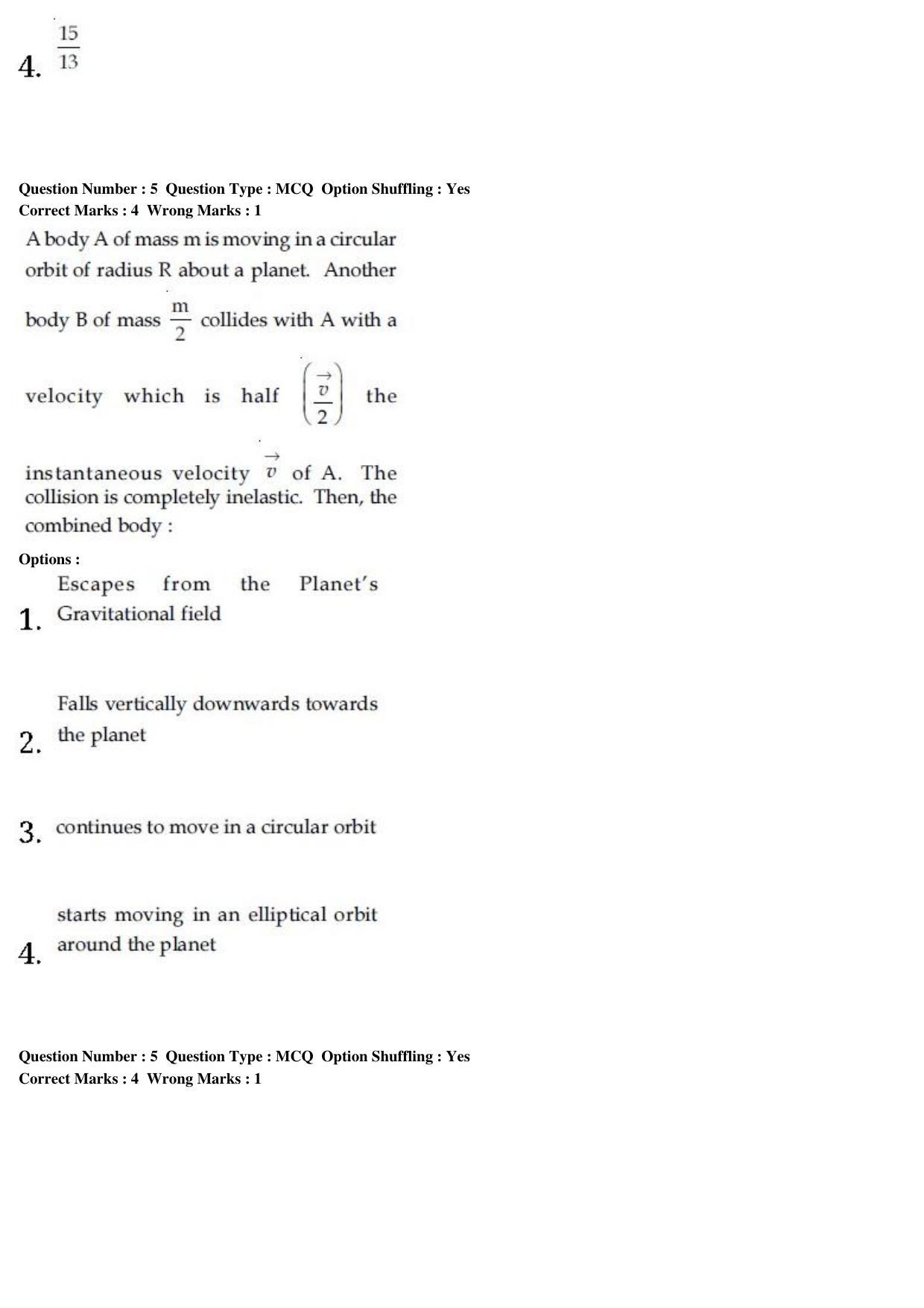 JEE Main 2020 Paper I Question Paper (9th Jan 2020 Shift 1) - Page 10